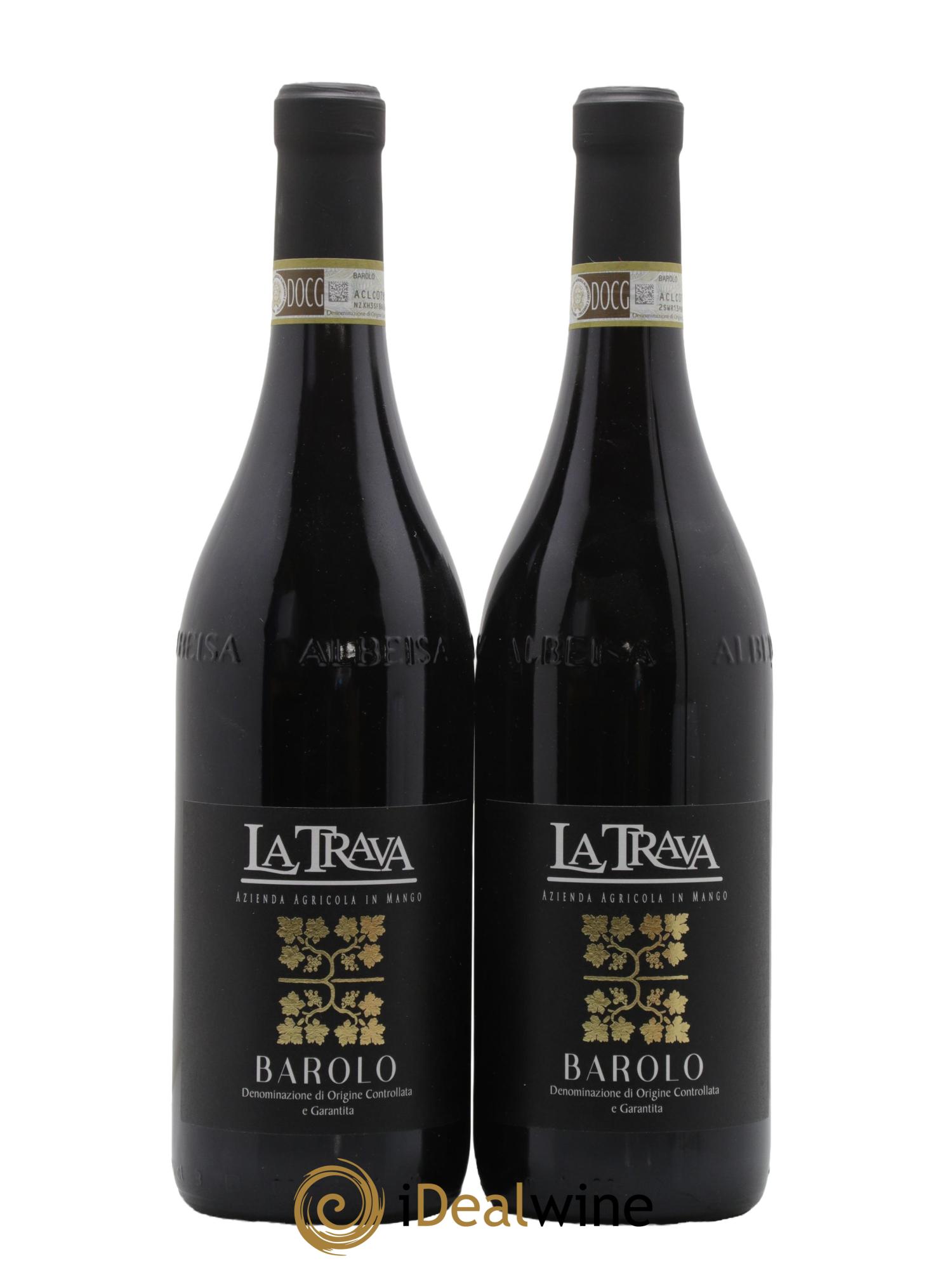 Barolo Mossiere La Trava 2018 - Lot de 2 bouteilles - 0