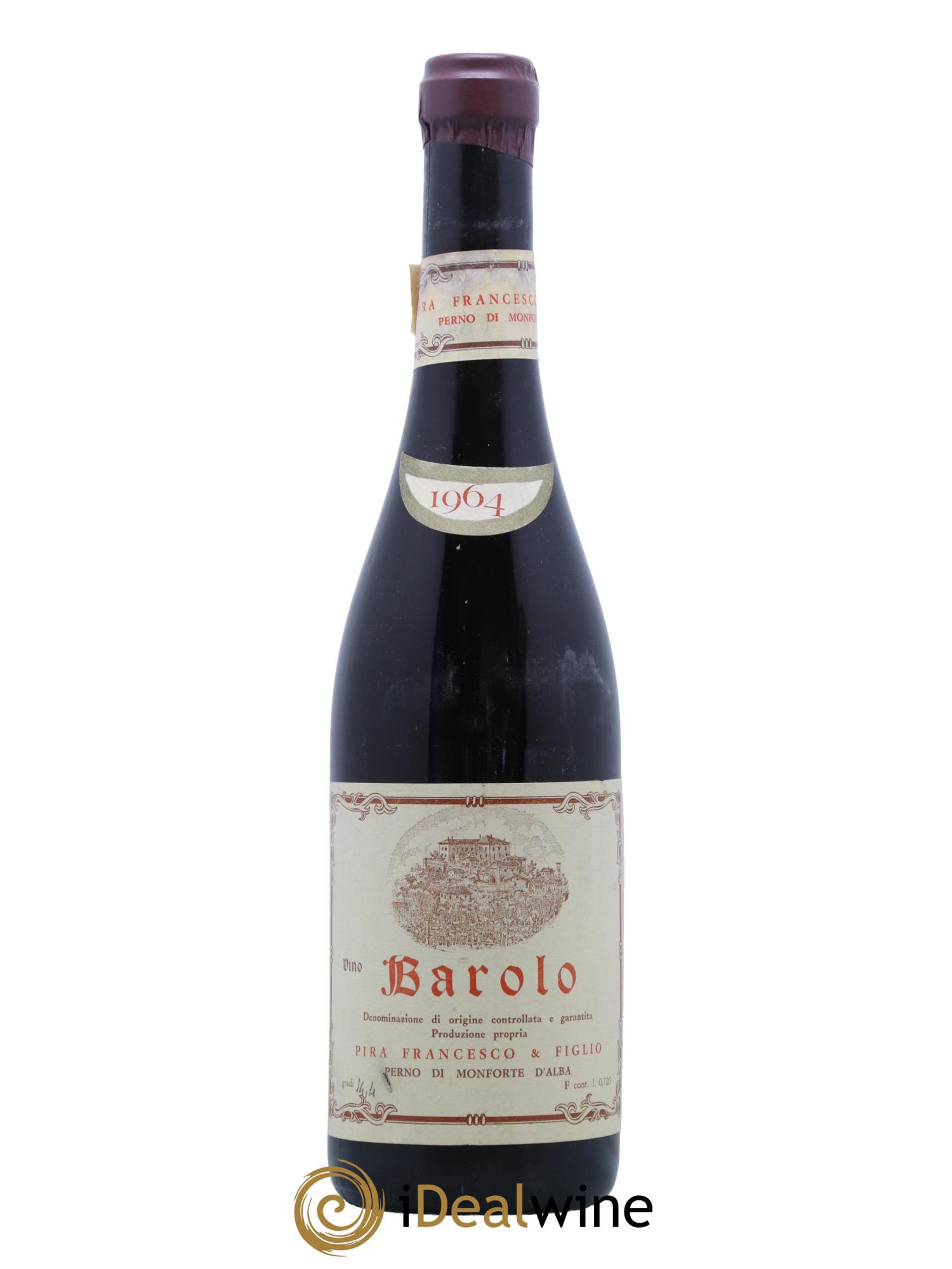 Barolo Pira Francesco 1964 - Posten von 1 Flasche - 0