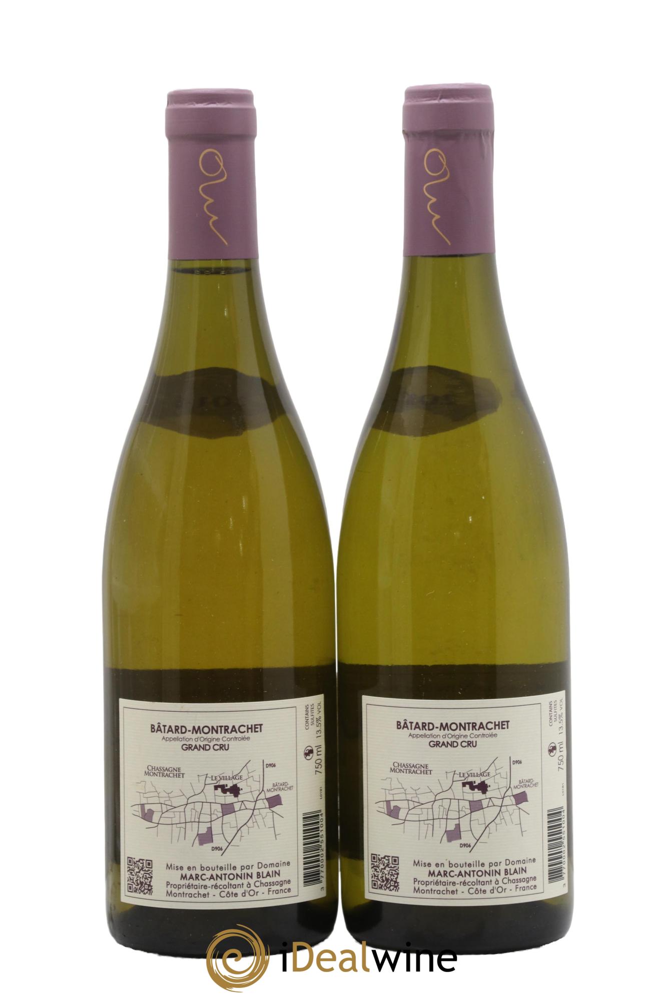 Bâtard-Montrachet Grand Cru Domaine Marc-Antonin Blain 2014 - Lot de 2 bouteilles - 1