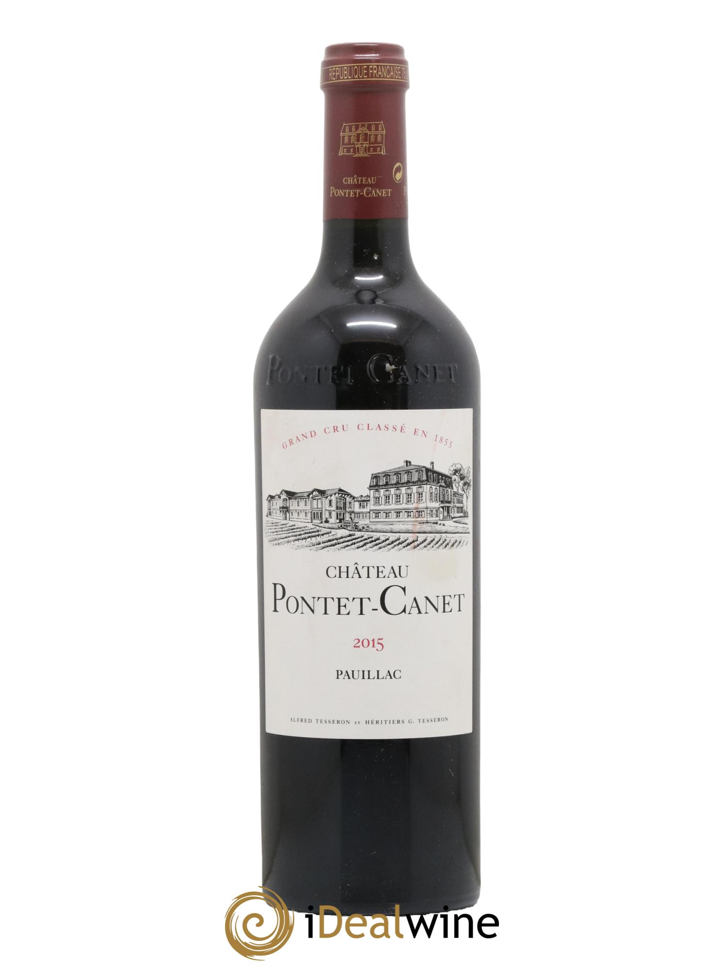 Château Pontet Canet 5ème Grand Cru Classé 2015 - Lot de 1 bouteille - 0