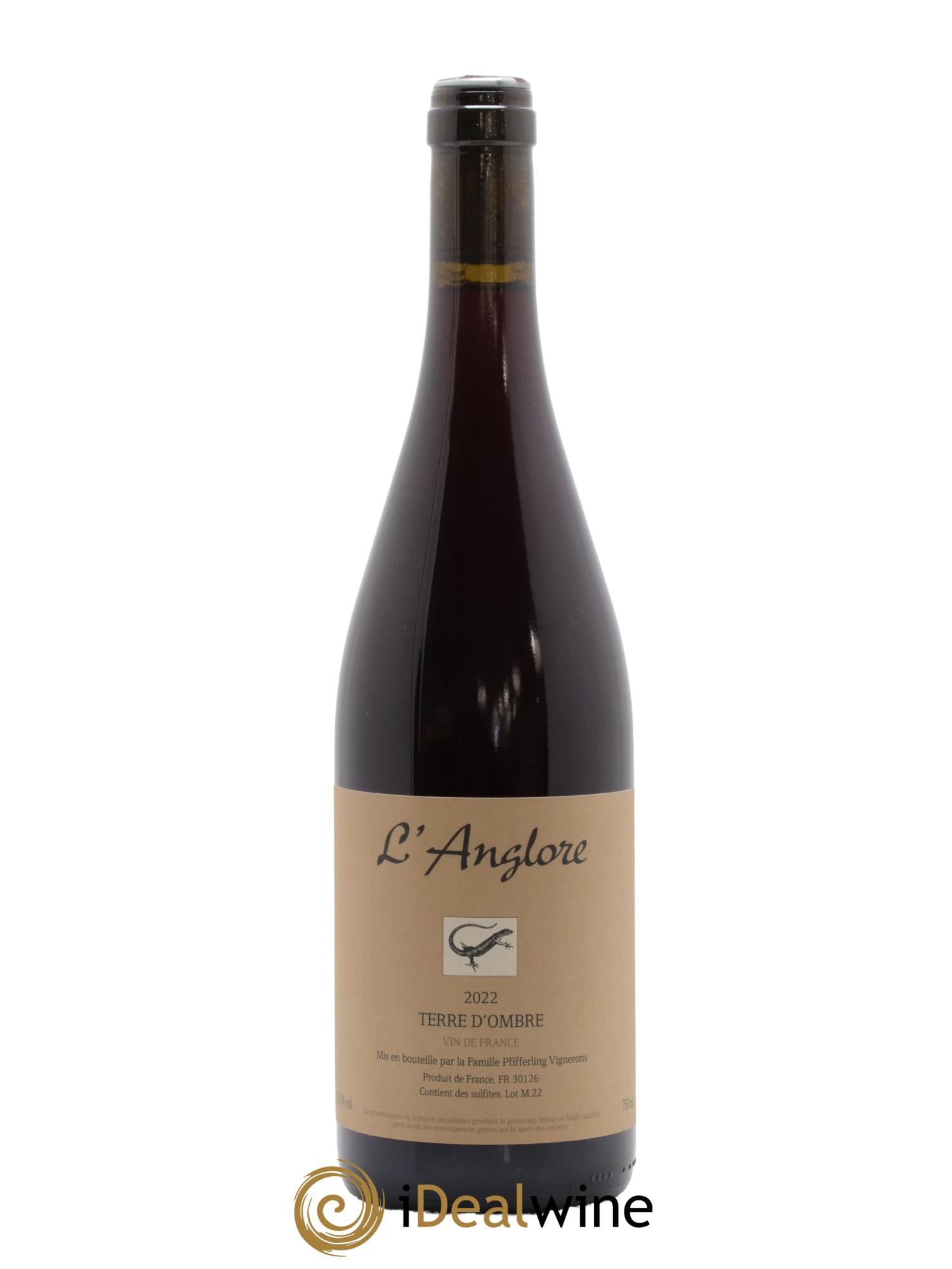 Vin de France Terre d'Ombre L'Anglore 2022 - Lot de 1 bouteille - 0