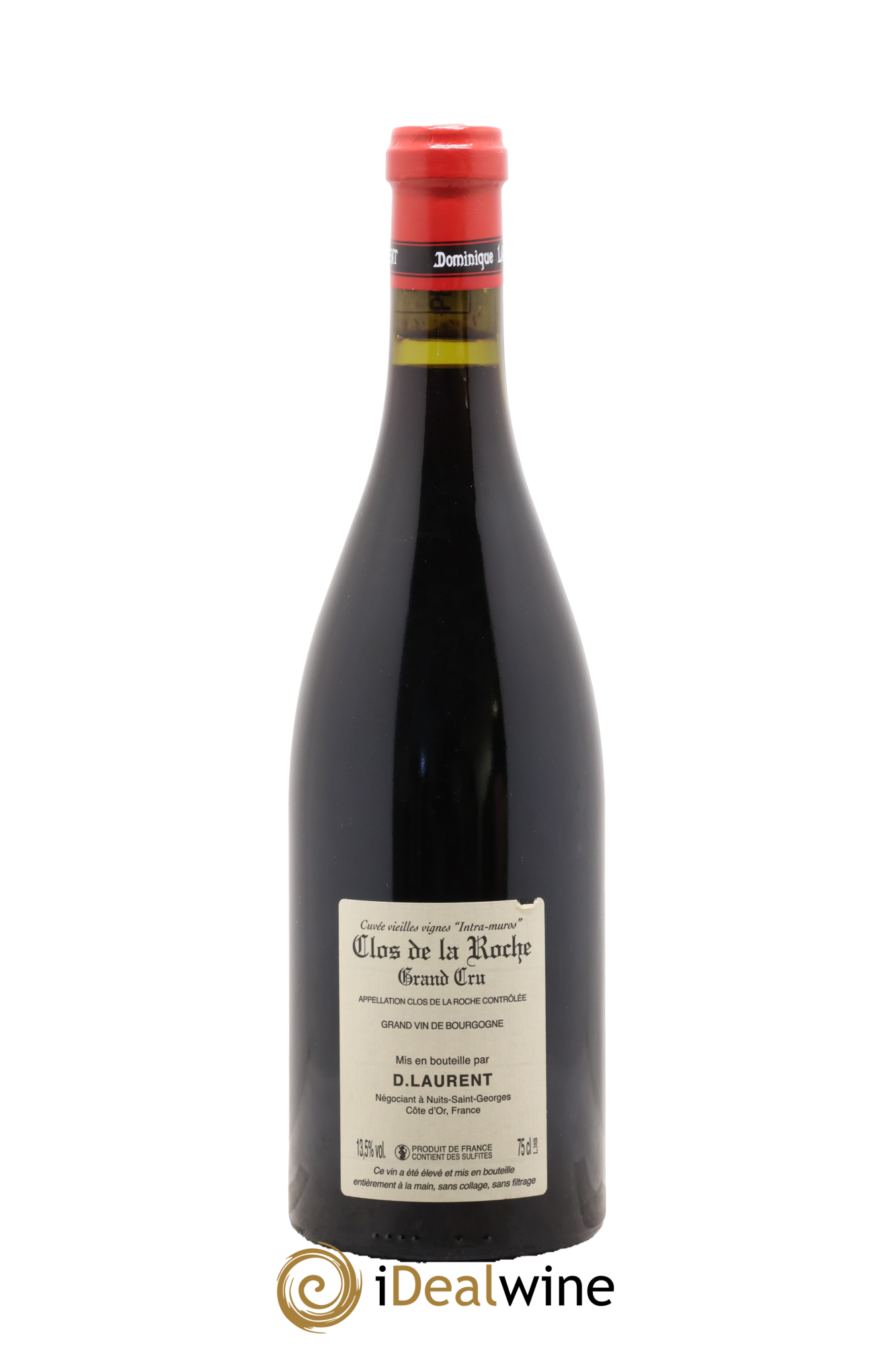 Clos de la Roche Grand Cru Vieilles vignes Intra-muros Dominique Laurent 2018 - Lot de 1 bouteille - 1