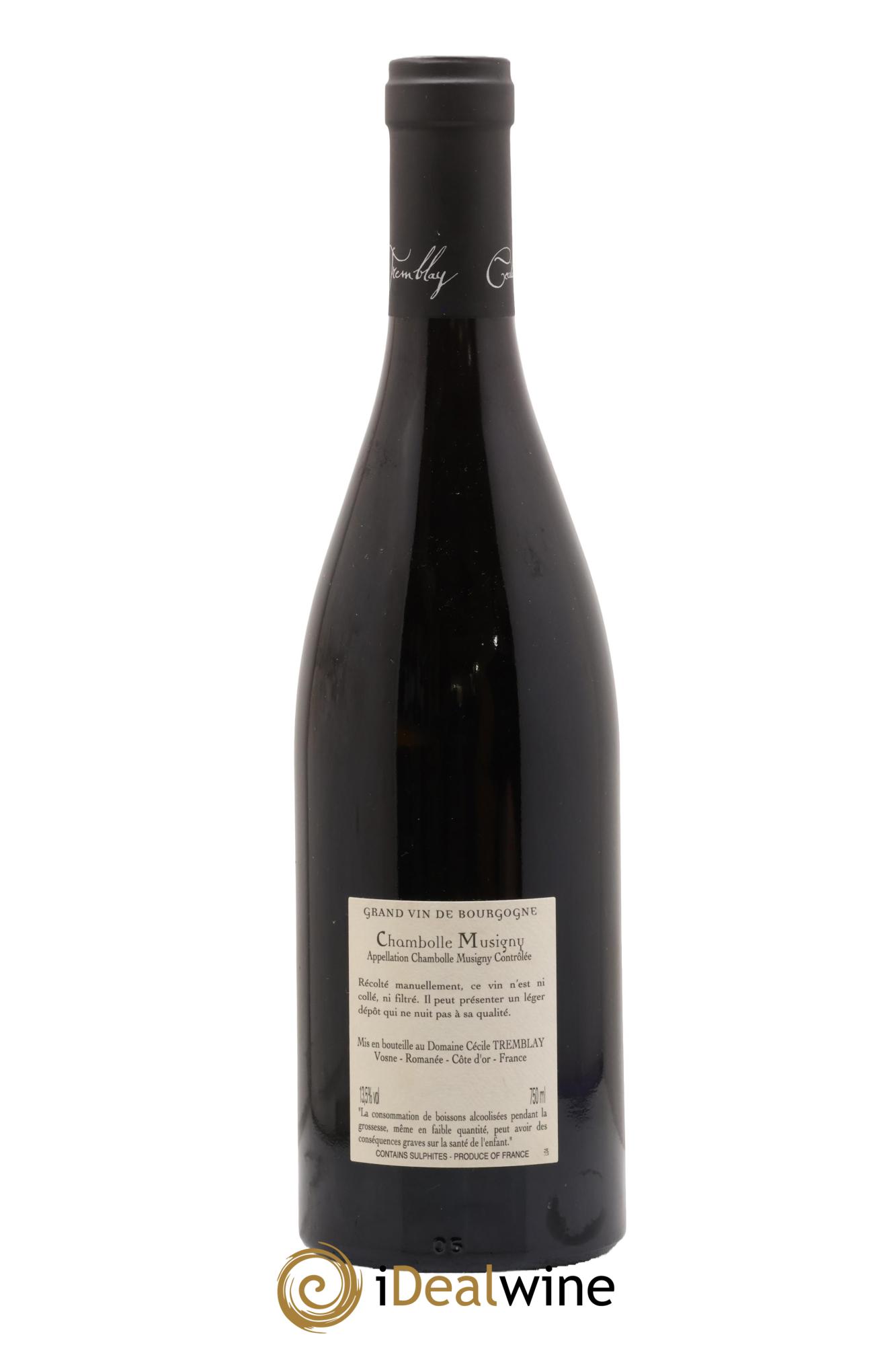 Chambolle-Musigny Les Cabottes Cécile Tremblay 2019 - Lot of 1 bottle - 1