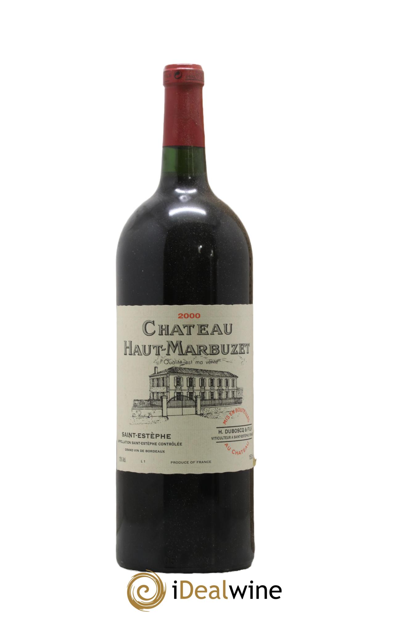 Château Haut Marbuzet 2000 - Lot de 1 magnum - 0