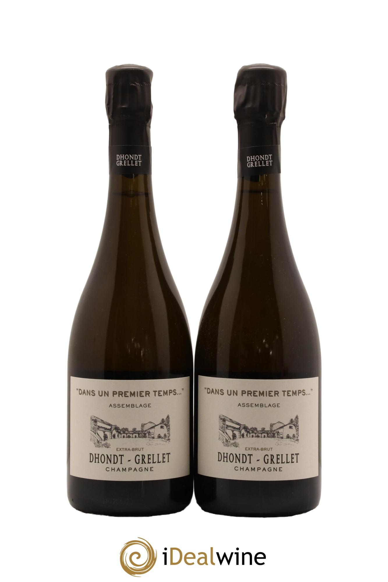 Dans un premier temps... Extra-Brut Dhondt Grellet - Lot of 2 bottles - 0