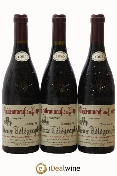 Châteauneuf-du-Pape Vieux Télégraphe (Domaine du) Vignobles Brunier 1995 - Lotto di 12 bottiglie - 3