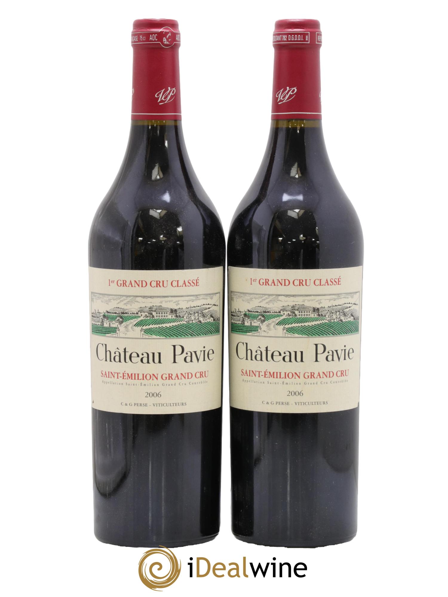 Château Pavie 1er Grand Cru Classé A 2006 - Lot of 2 bottles - 0