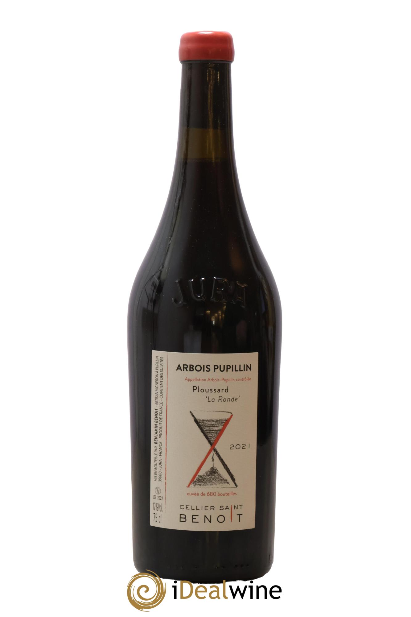 Arbois-Pupillin Ploussard La Ronde Cellier Saint Benoît 2021 - Lot de 1 bouteille - 0