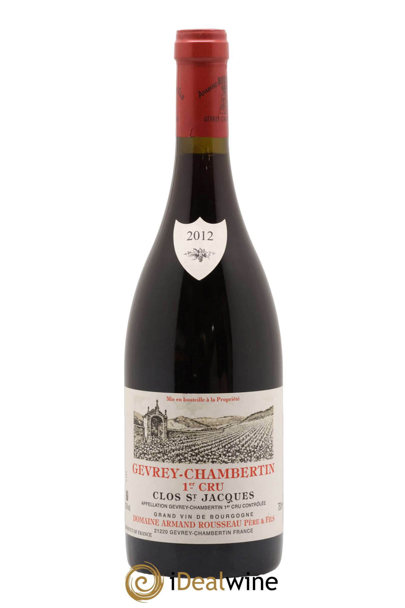 Gevrey-Chambertin 1er Cru Clos Saint-Jacques Armand Rousseau (Domaine) 2012 - Lot de 1 bouteille - 0