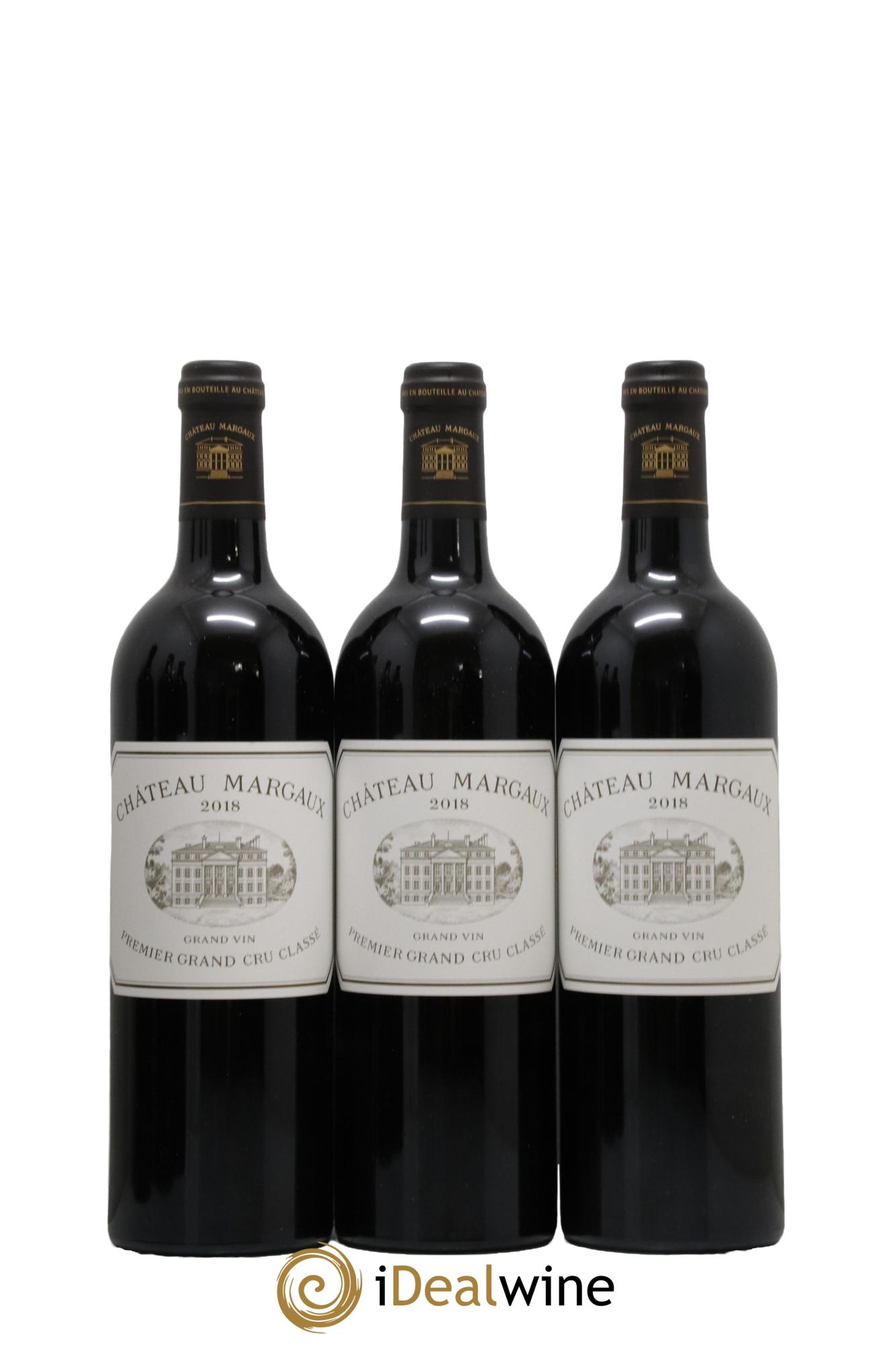 Château Margaux 1er Grand Cru Classé 2018 - Lot de 6 bouteilles - 1