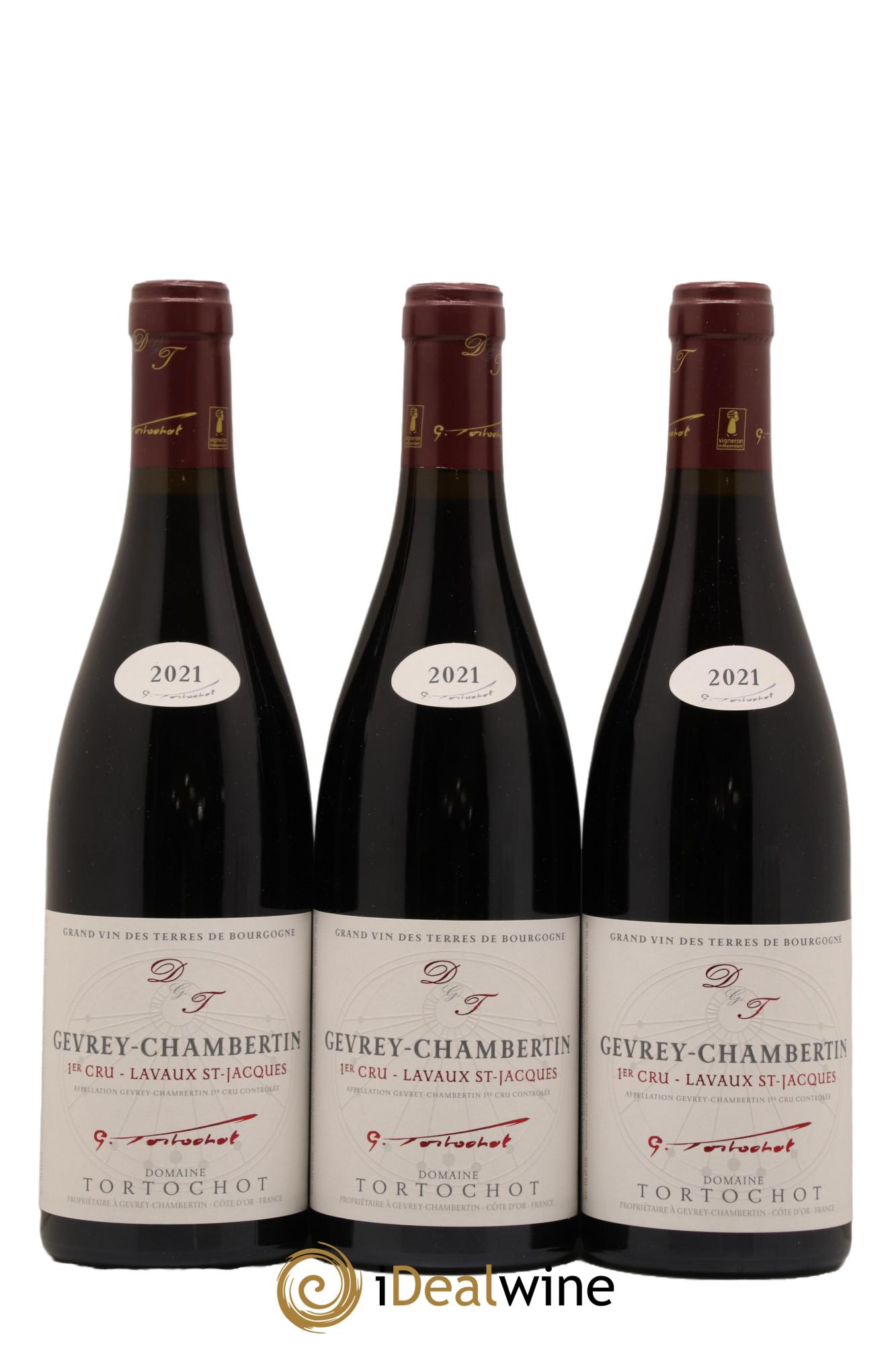 Gevrey-Chambertin 1er Cru Lavaux Saint Jacques Tortochot (Domaine) 2021 - Lot de 3 bouteilles - 0