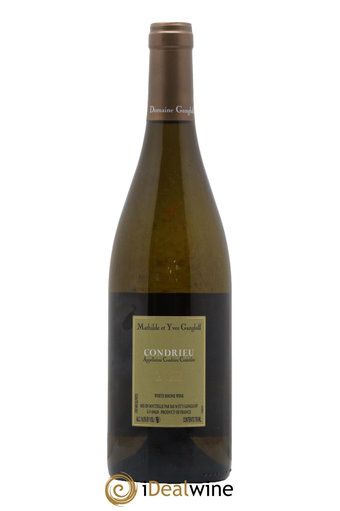 Condrieu Domaine Gangloff (Domaine) 2022 - Lot de 1 bouteille - 1