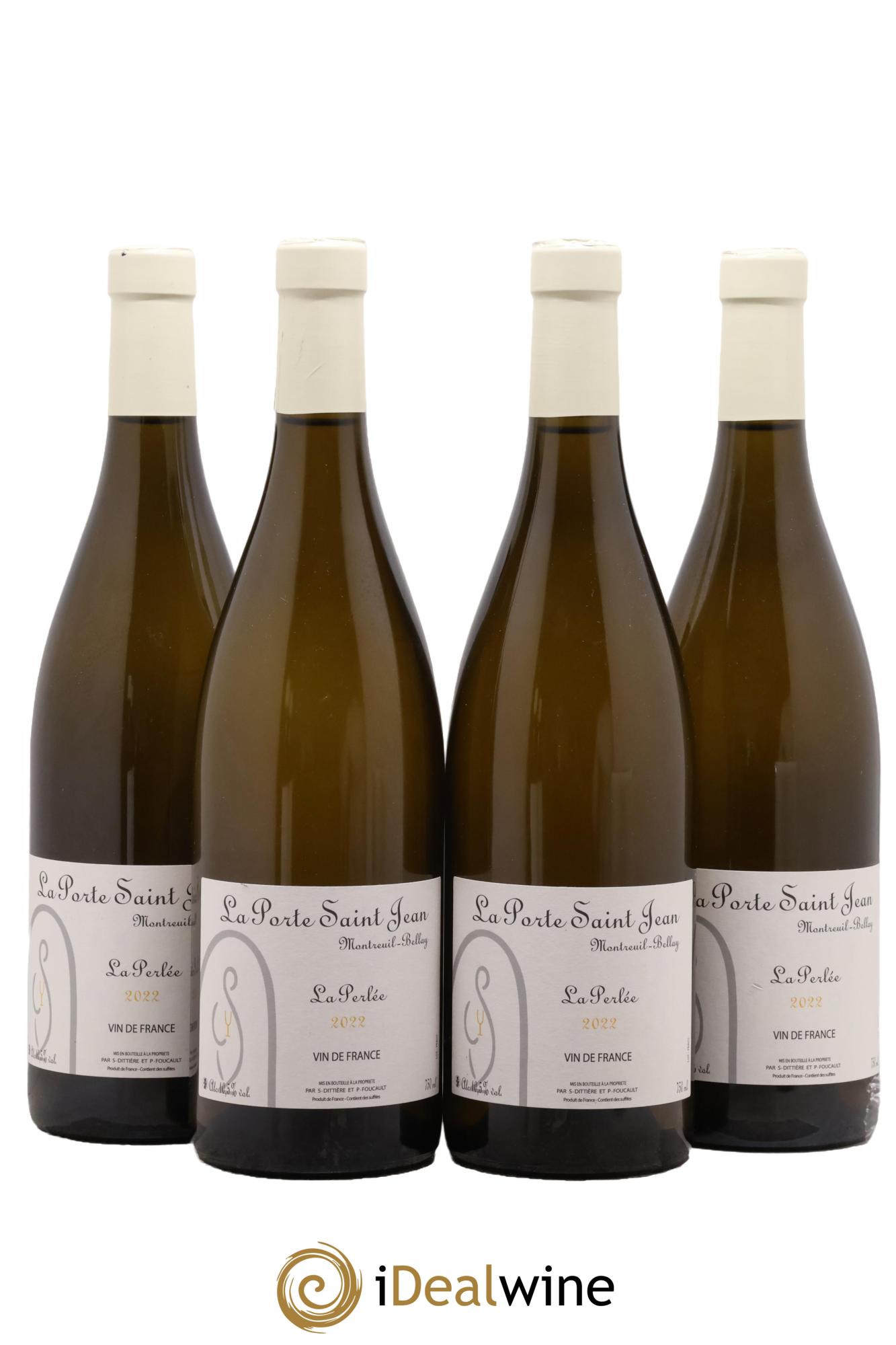 Vin de France La Perlée La Porte Saint Jean 2022 - Lot de 4 bouteilles - 0