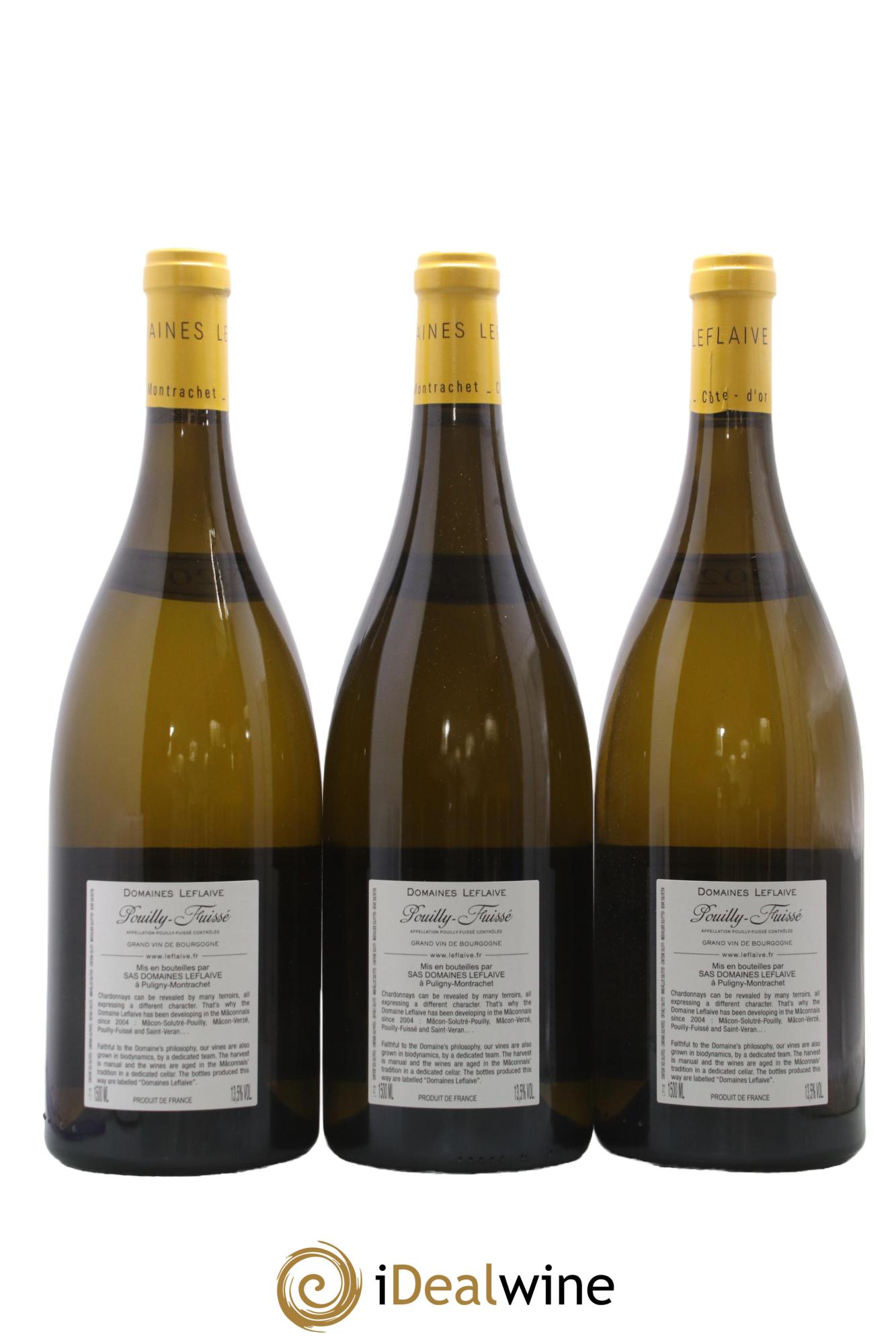 Pouilly-Fuissé Leflaive (Domaine) 2020 - Lot of 3 magnums - 1