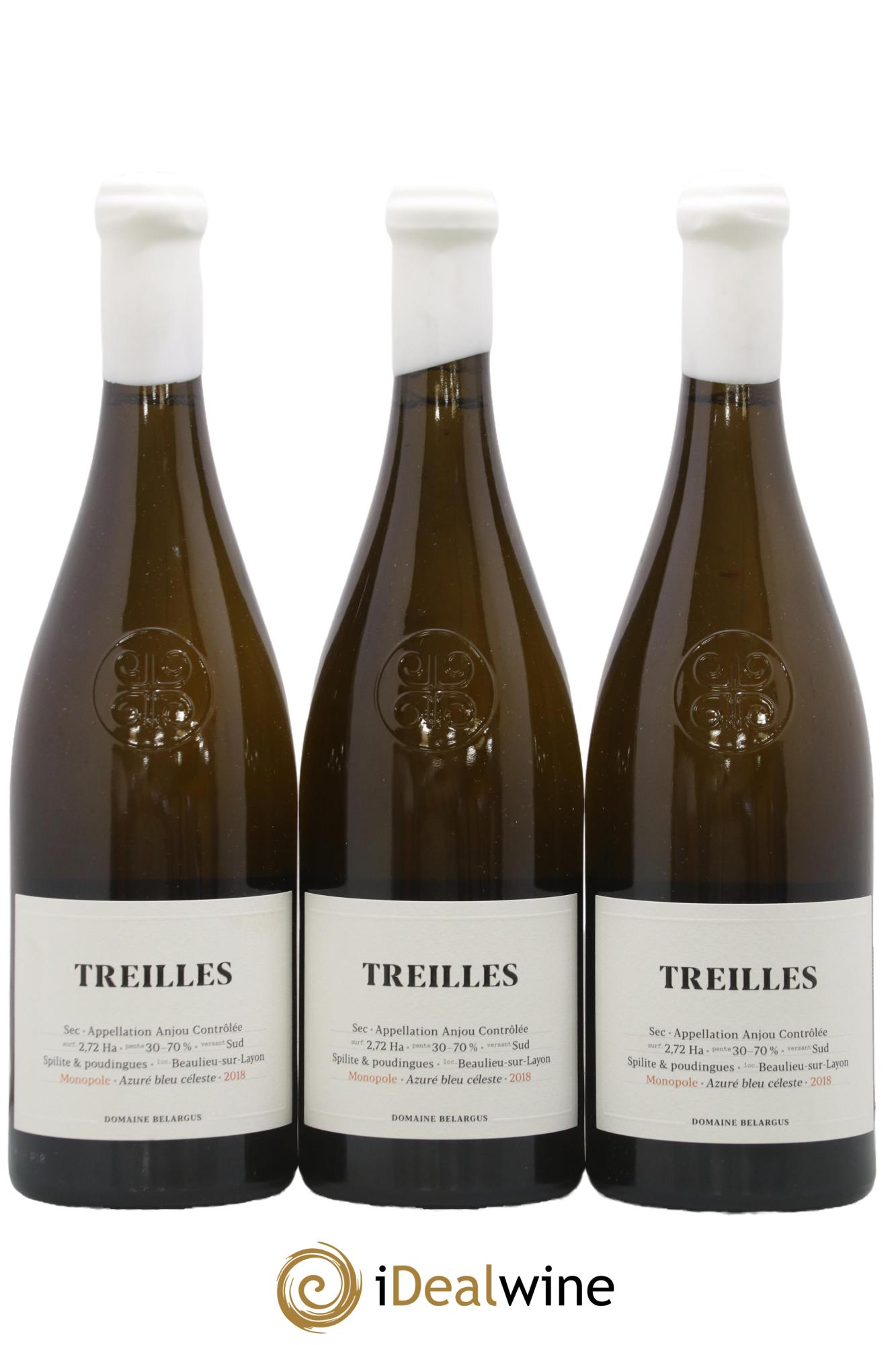Anjou Treilles Belargus 2018 - Lot de 3 bouteilles - 0