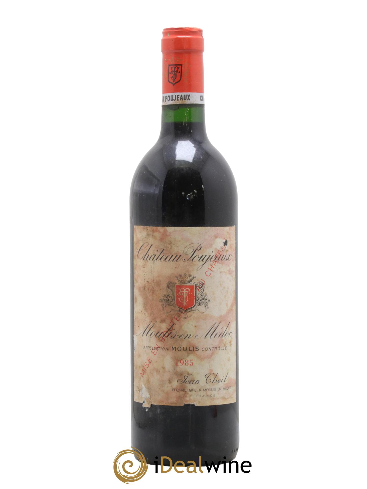 Château Poujeaux 1985 - Posten von 1 Flasche - 0
