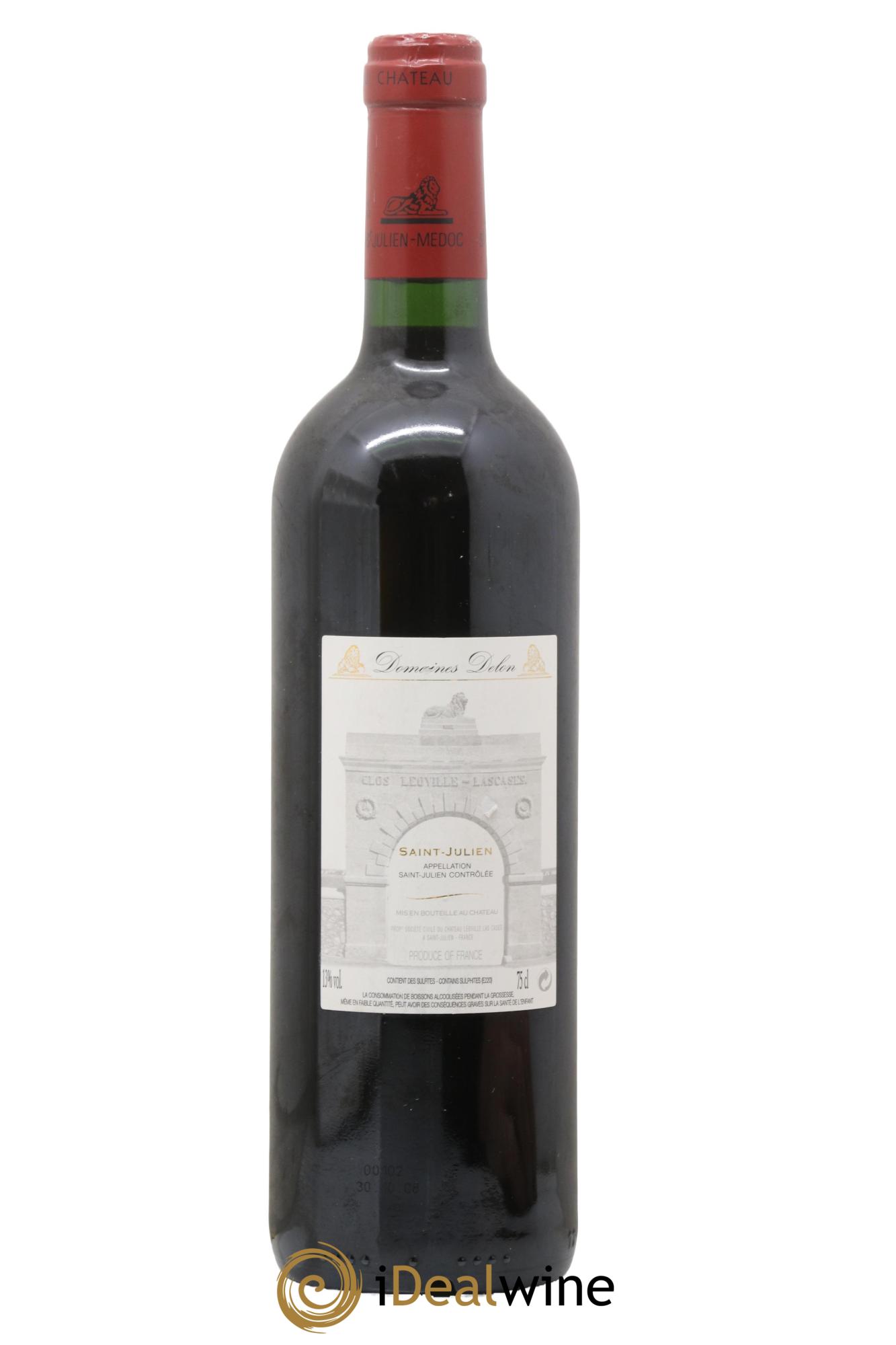 Château Léoville Las Cases 2ème Grand Cru Classé 2006 - Lot de 1 bouteille - 1