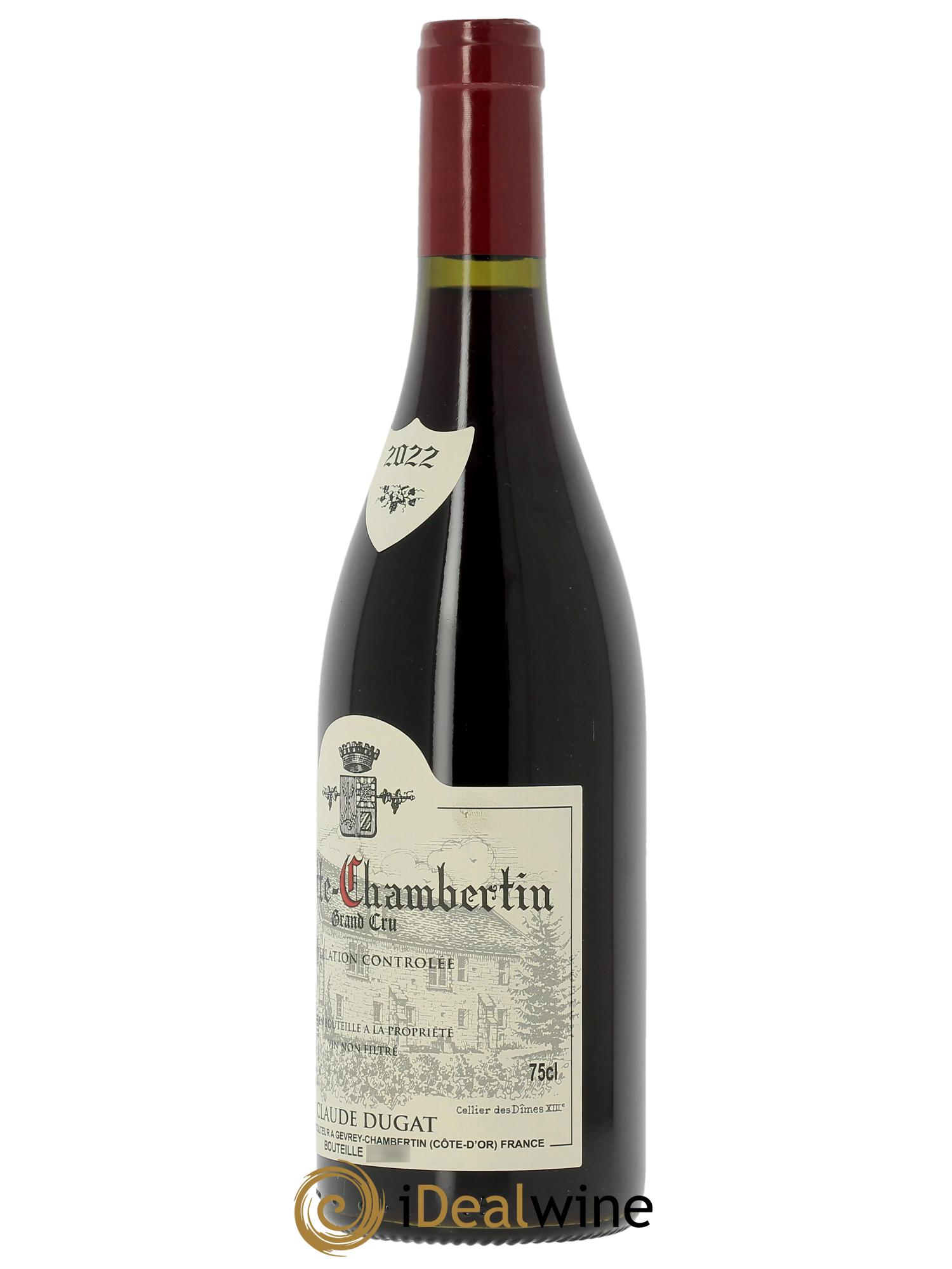 Griotte-Chambertin Grand Cru Claude Dugat  2022 - Lot de 1 bouteille - 1