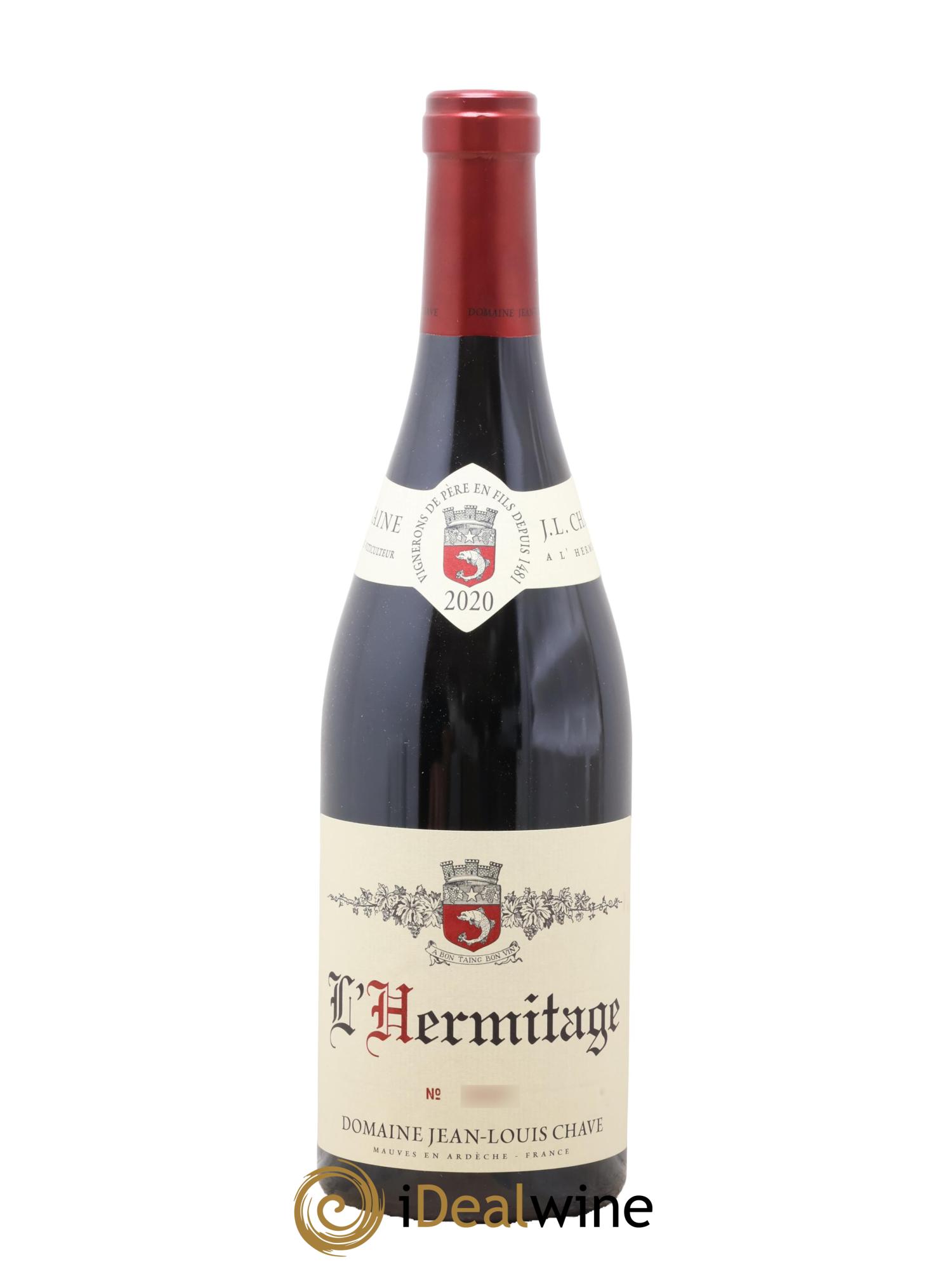 Hermitage Jean-Louis Chave 2020 - Lot de 1 bouteille - 0