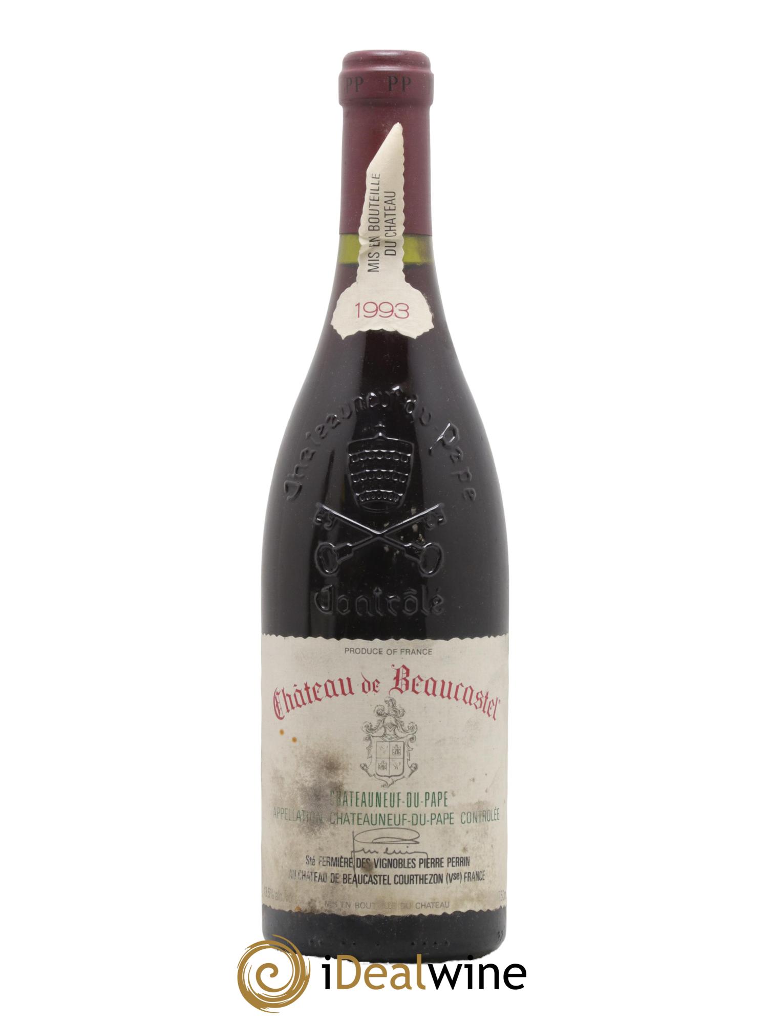 Châteauneuf-du-Pape Château de Beaucastel Famille Perrin 1993 - Lot de 1 bouteille - 0