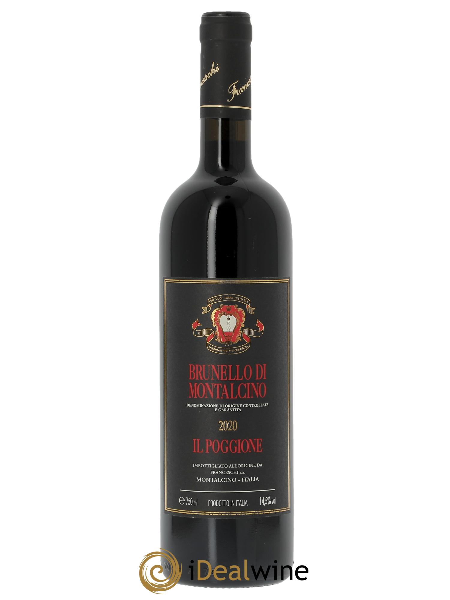 Brunello di Montalcino DOCG Il Poggione Lavinio Franceschi 2020 - Lotto di 1 bottiglia - 0