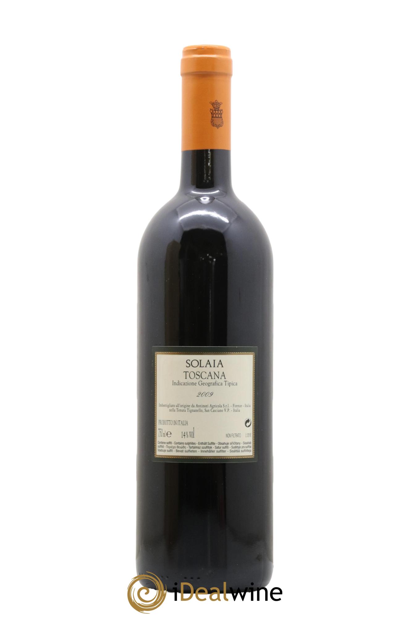 Toscana IGT Solaia Tenuta Tignanello - Marchesi Antinori 2009 - Lot de 1 bouteille - 2