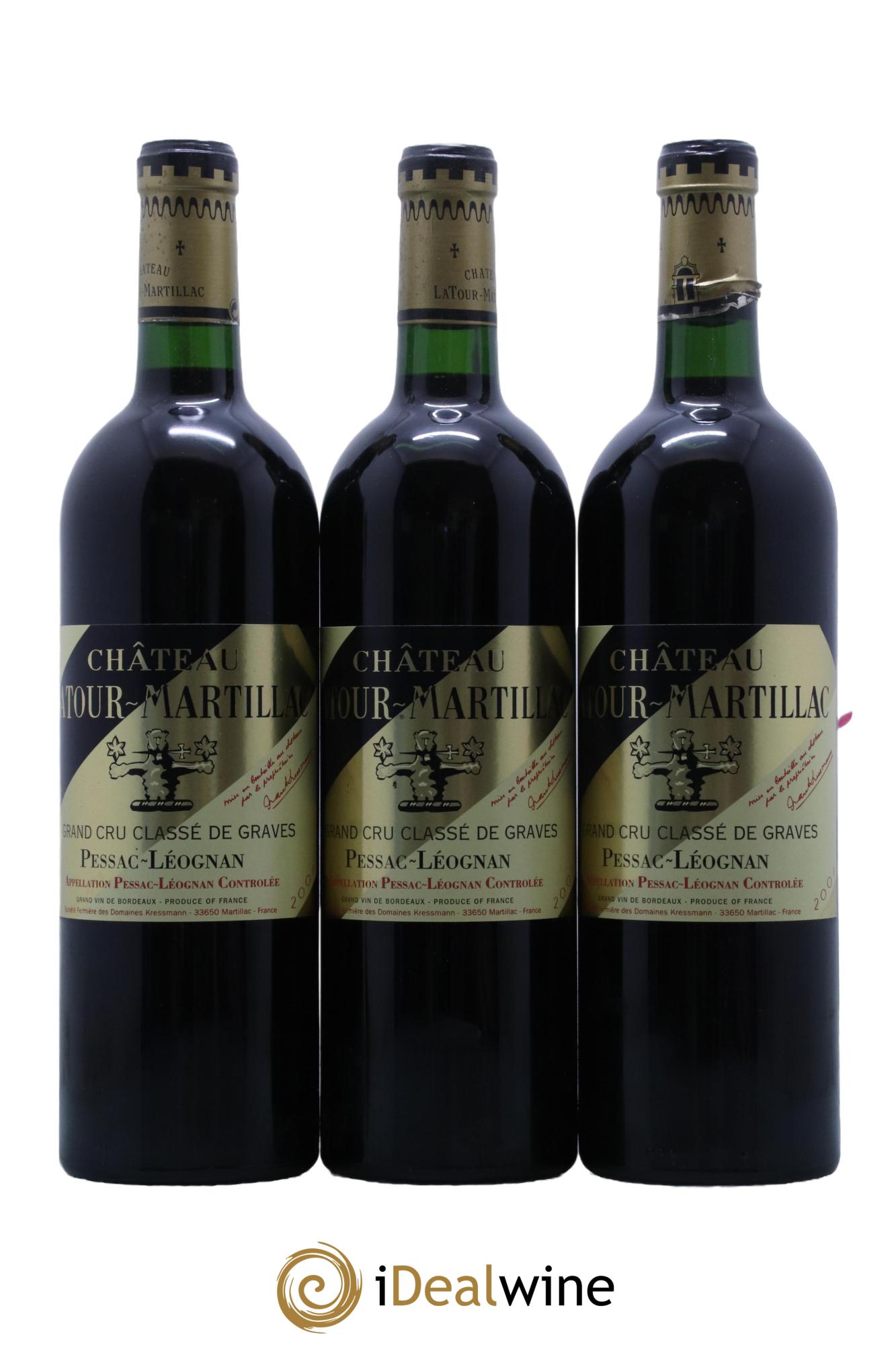 Château Latour-Martillac Cru Classé de Graves 2001 - Lot de 12 bouteilles - 3