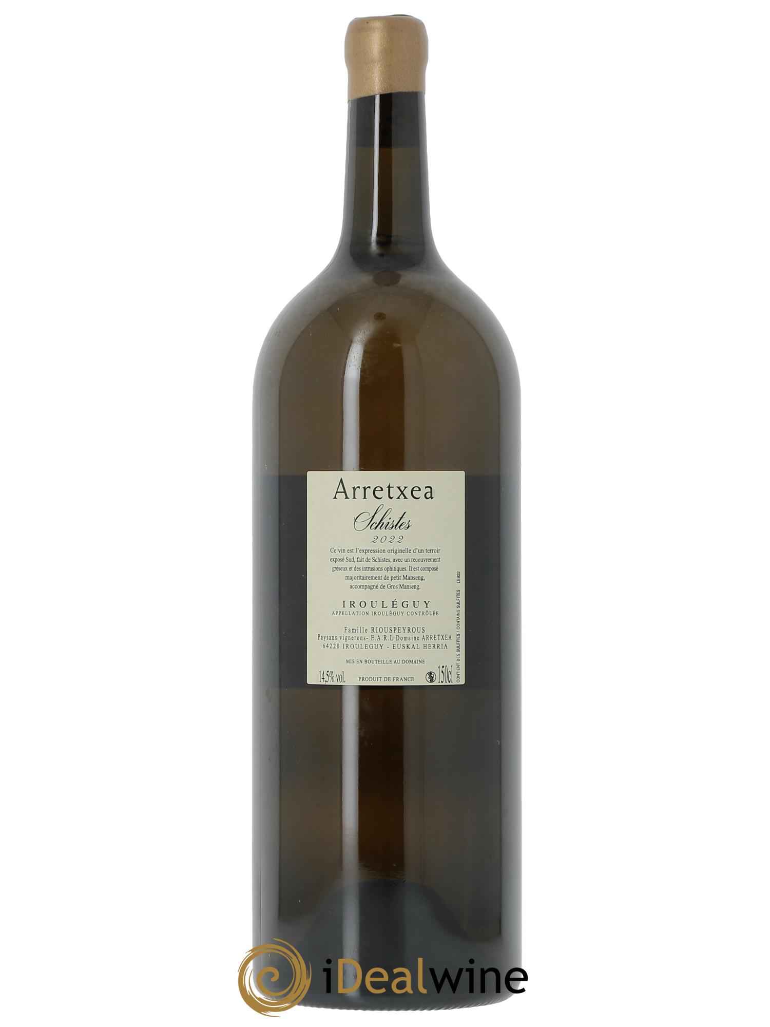 Irouléguy Schistes Arretxea (Domaine)  2022 - Lot de 1 magnum - 1