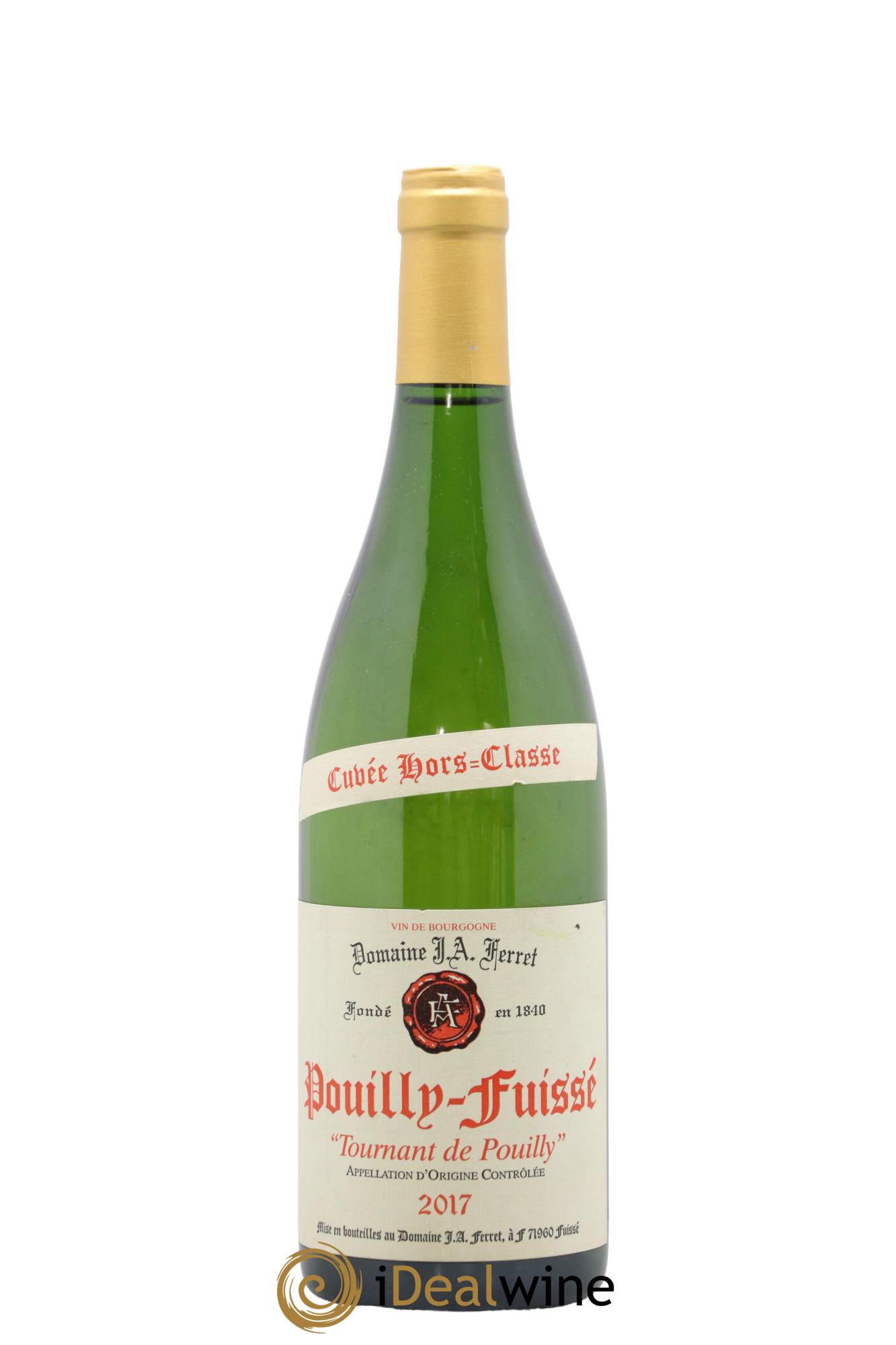 Pouilly-Fuissé Hors Classe Tournant de Pouilly J.A. Ferret (Domaine) 2017 - Lot de 1 bouteille - 0