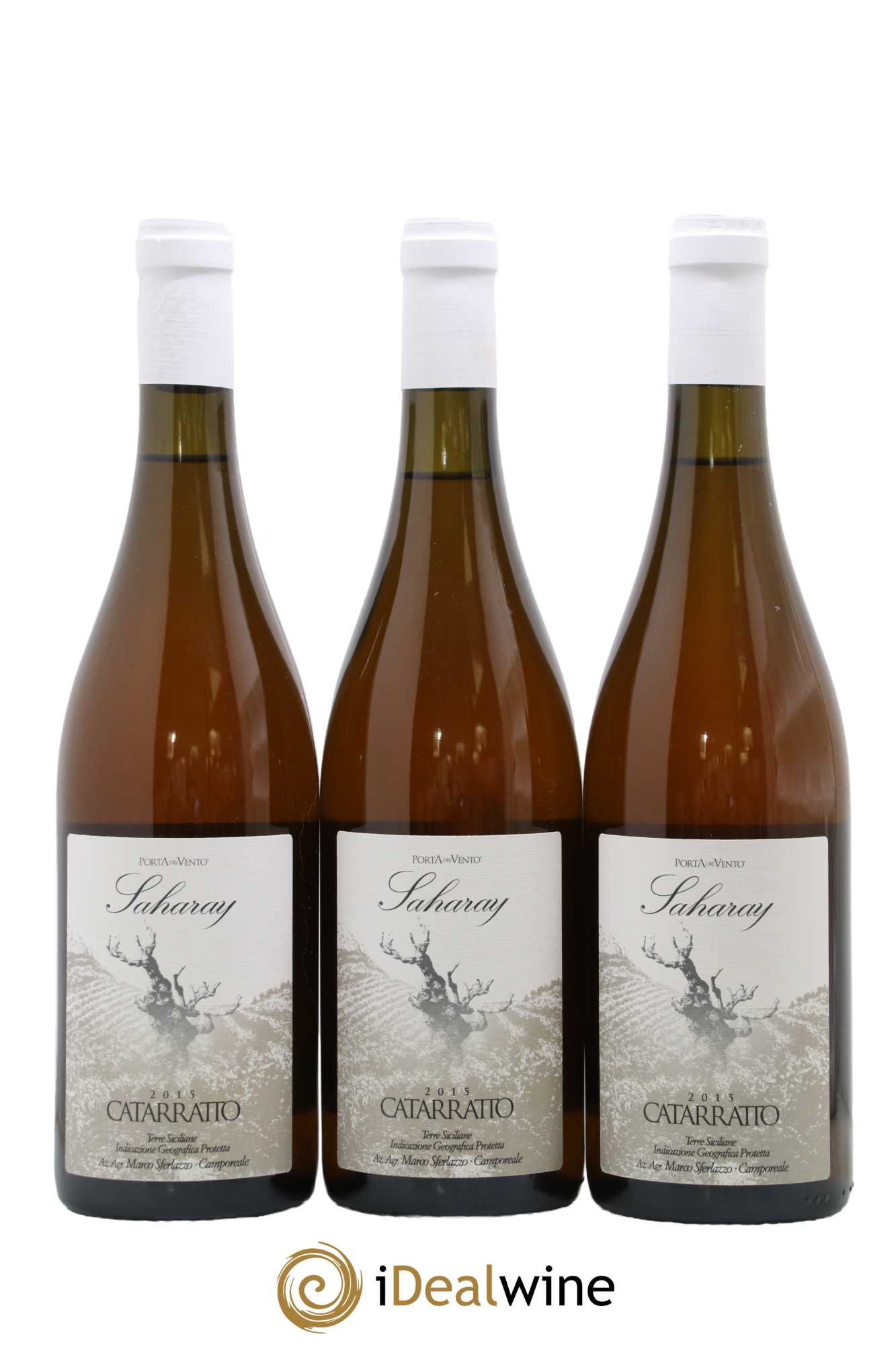 Italie Terre Siciliane IGT Saharay Catarratto Porta del Vento 2015 - Lot of 3 bottles - 0