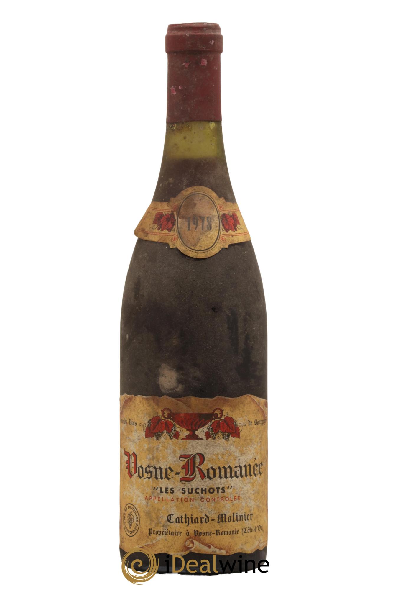 Vosne-Romanée 1er Cru Les Suchots Cathiard-Molinier 1978 - Lot of 1 bottle - 0