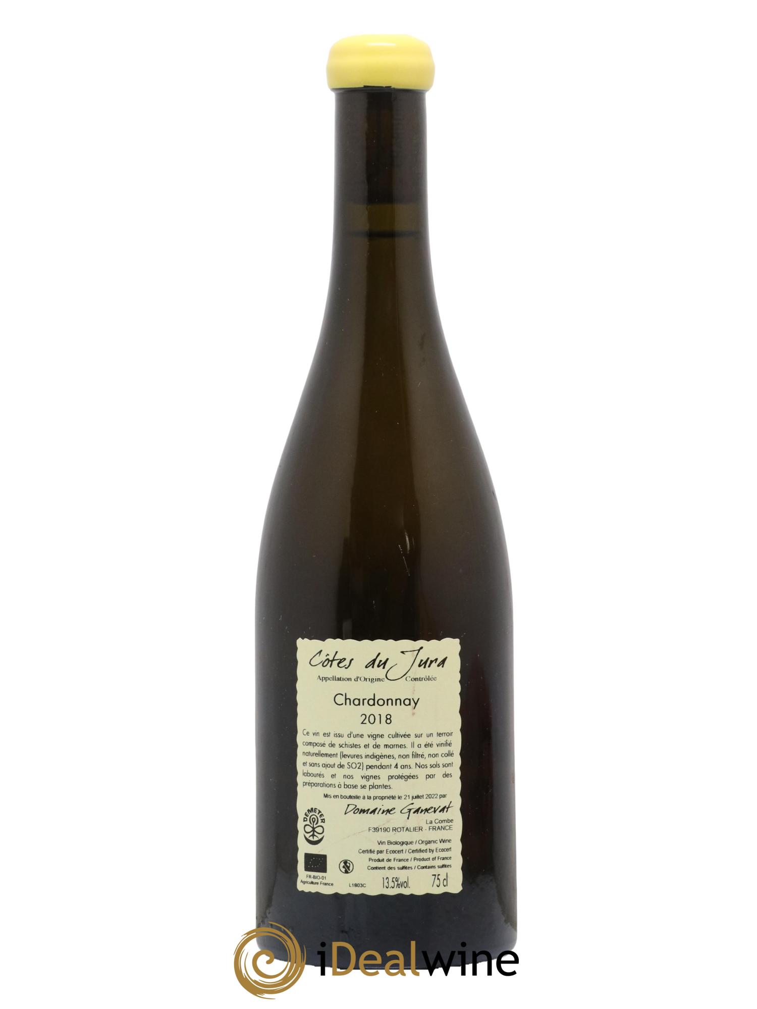 Côtes du Jura Chardonnay En Billat Jean-François Ganevat (Domaine) 2018 - Lot de 1 bouteille - 1