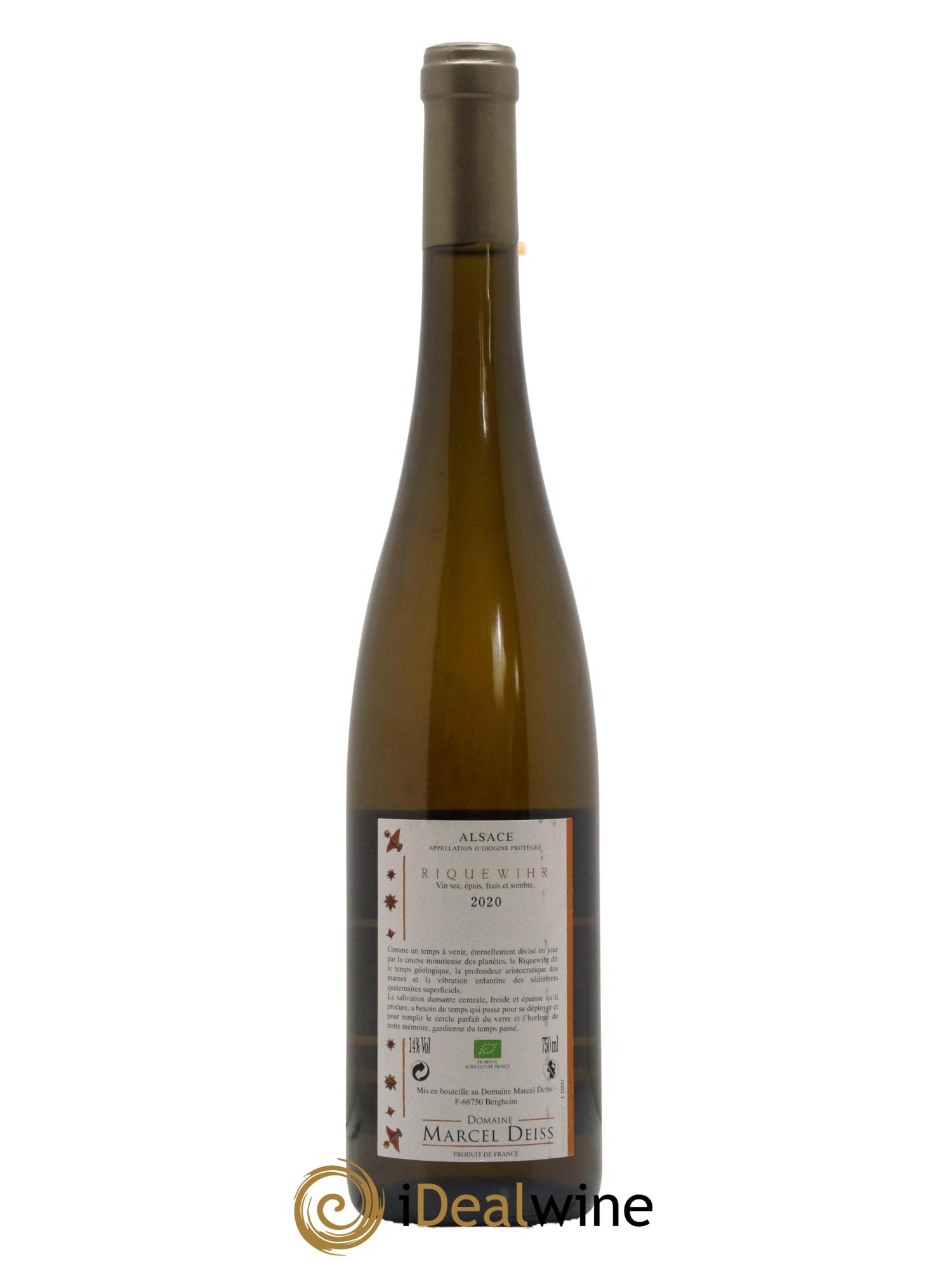 Alsace Riquewihr Marcel Deiss (Domaine) 2020 - Lot of 1 bottle - 1