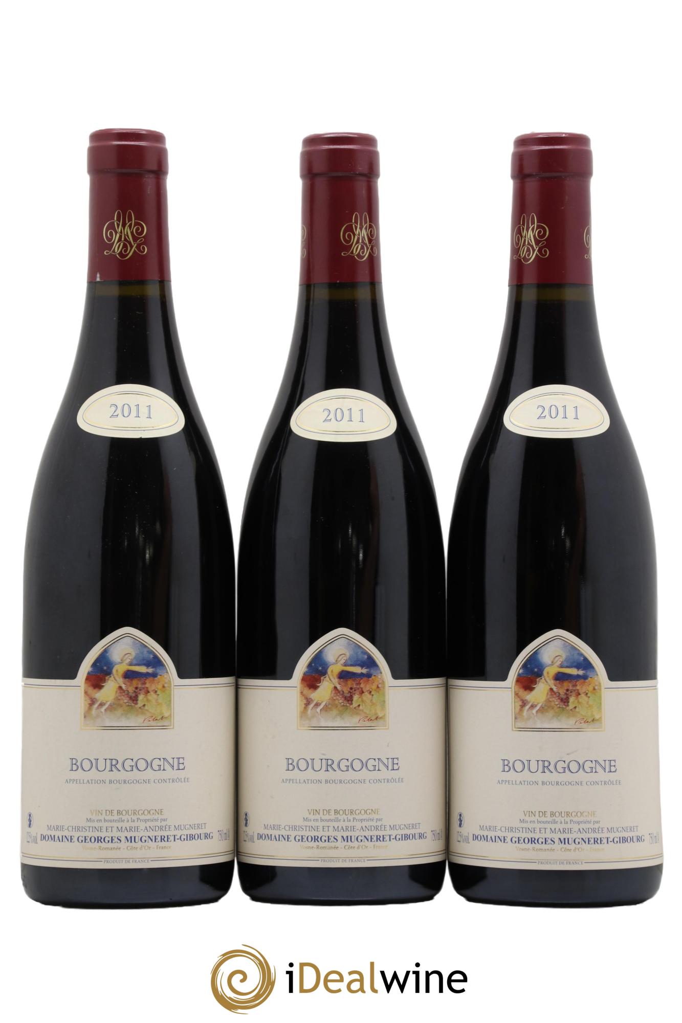 Bourgogne Mugneret-Gibourg (Domaine) 2011 - Lot de 3 bouteilles - 0