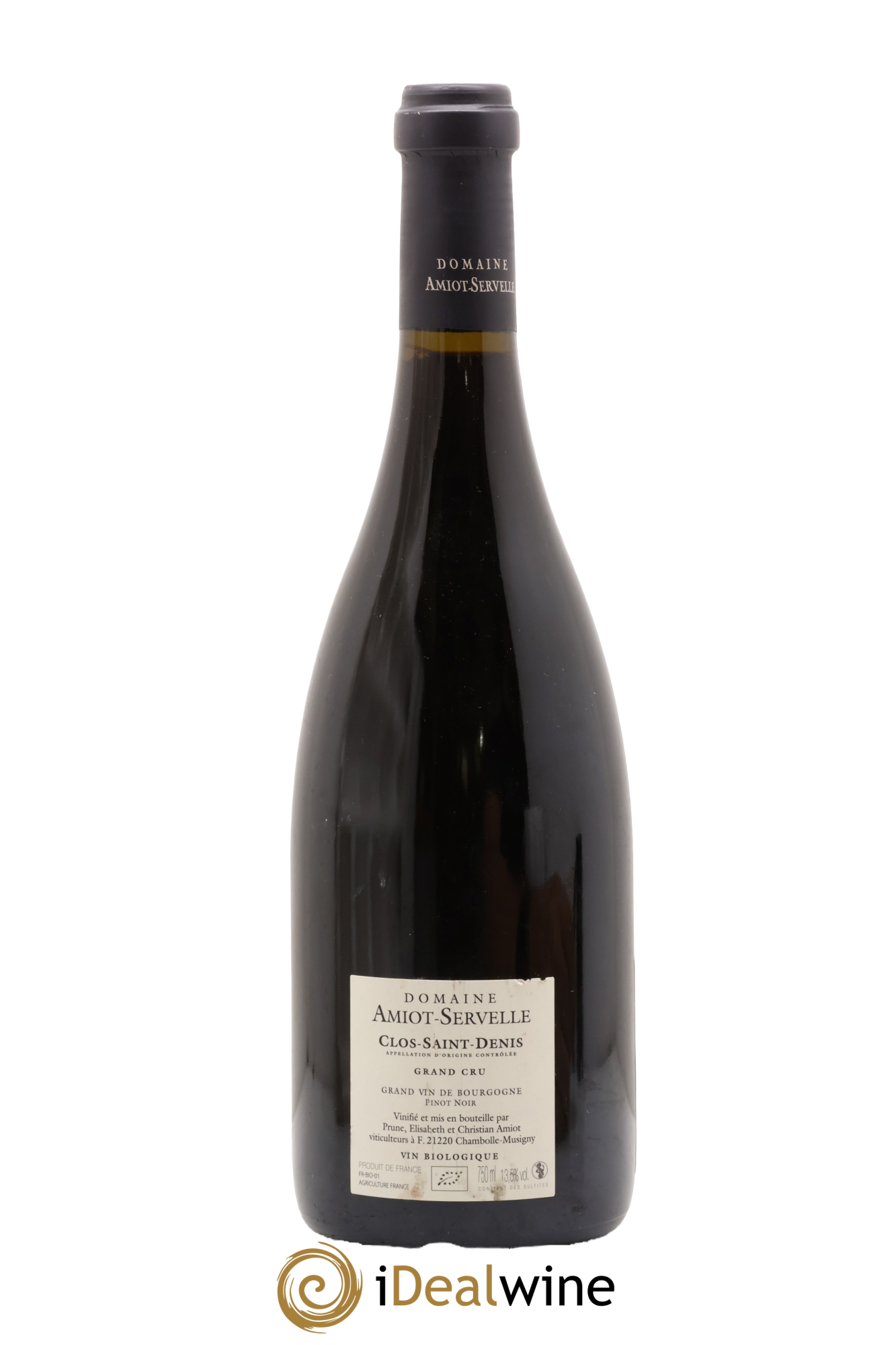 Clos Saint-Denis Grand Cru Amiot-Servelle 2015 - Lot de 1 bouteille - 1