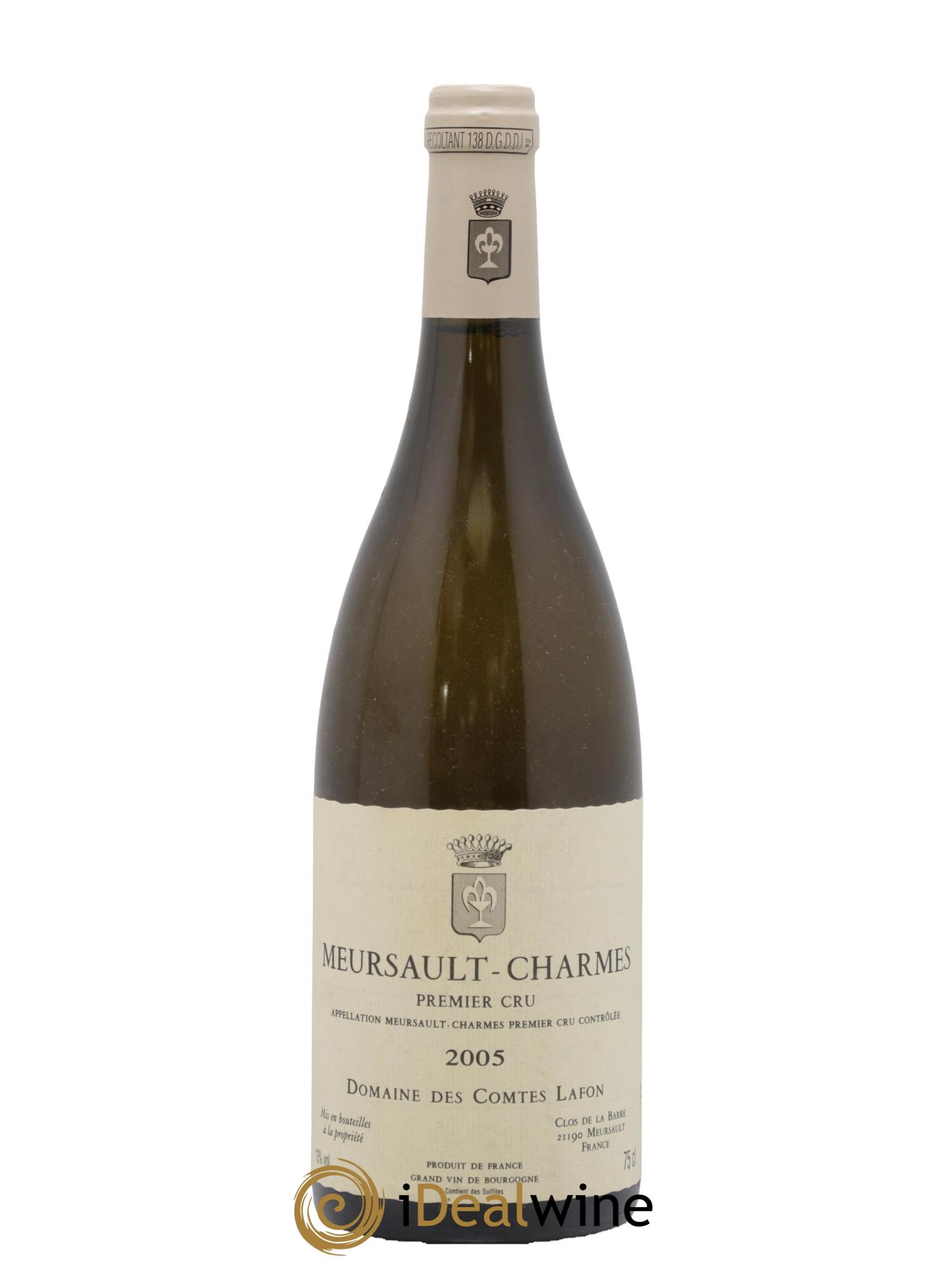 Meursault 1er Cru Charmes Comtes Lafon (Domaine des) 2005 - Lotto di 1 bottiglia - 0