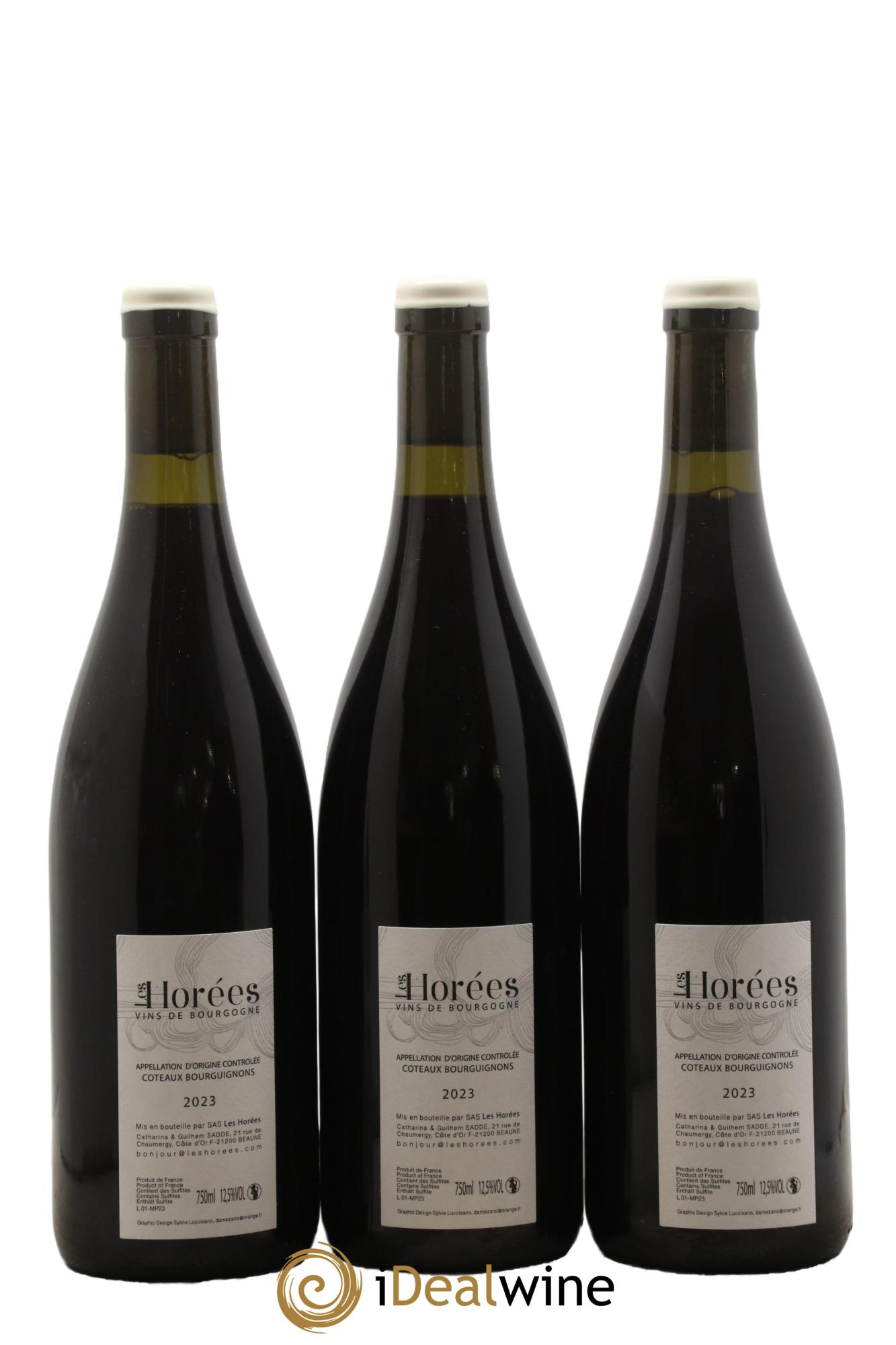 Côteaux Bourguignons Mon Poulain Les Horées 2023 - Lot de 3 bouteilles - 1
