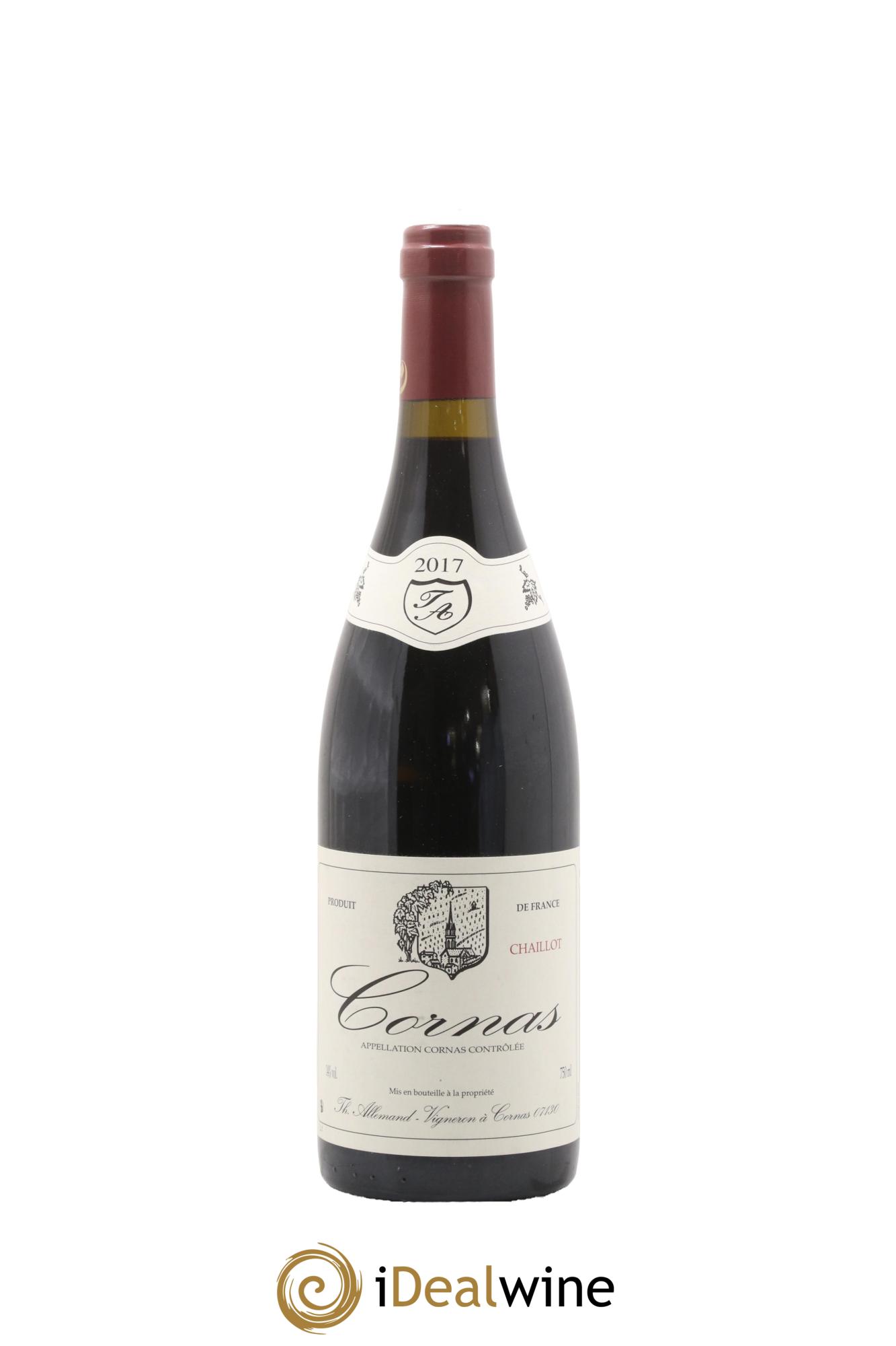 Cornas Chaillot Thierry Allemand 2017 - Lot de 1 bouteille - 0