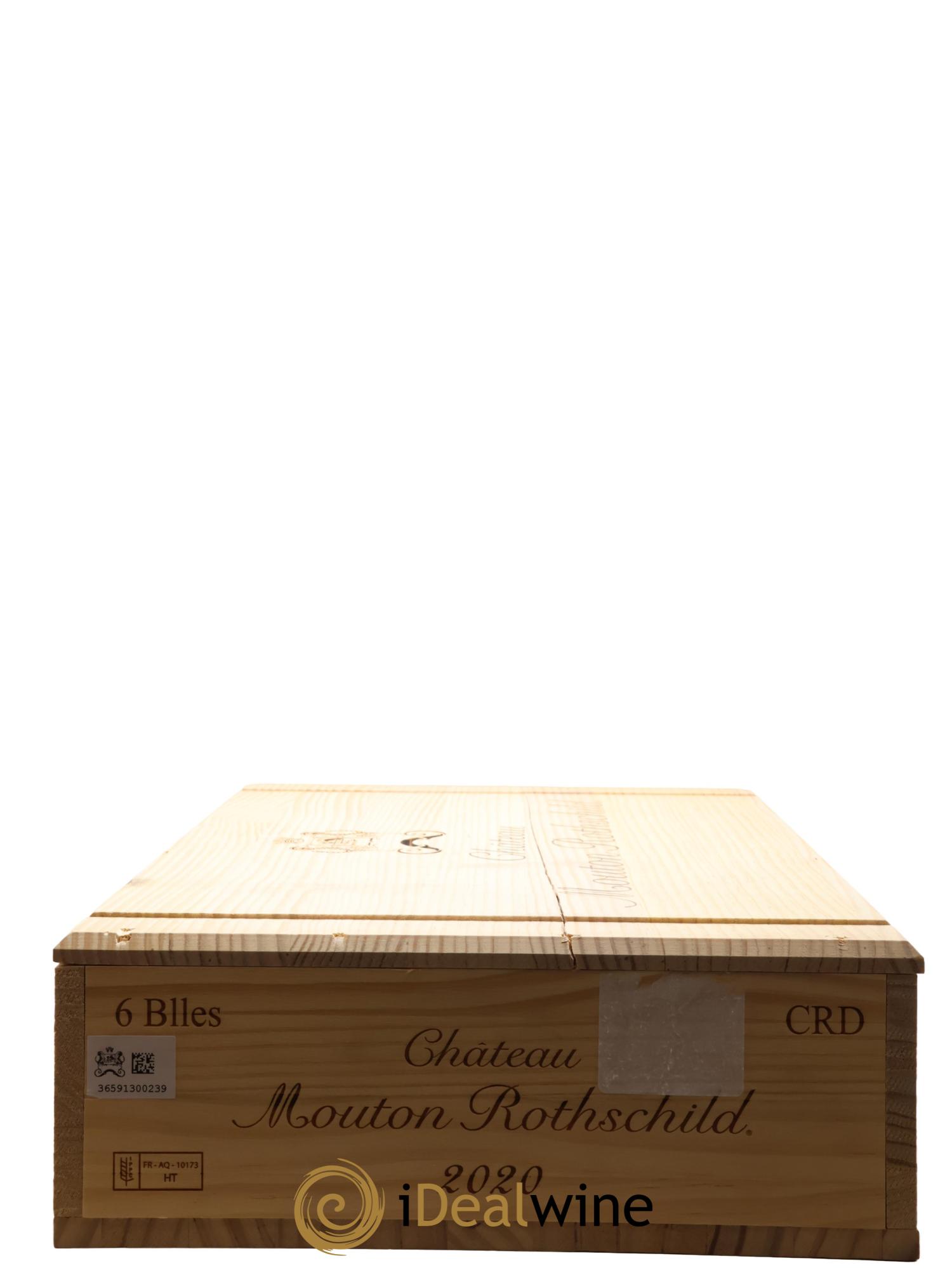 Château Mouton Rothschild 1er Grand Cru Classé 2020 - Lot of 6 bottles - 6