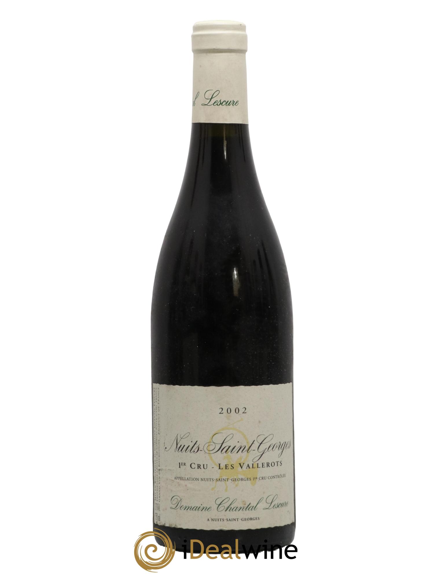 Nuits-Saint-Georges 1er Cru Les Vallerots Chantal Lescure 2002 - Lot de 1 bouteille - 0
