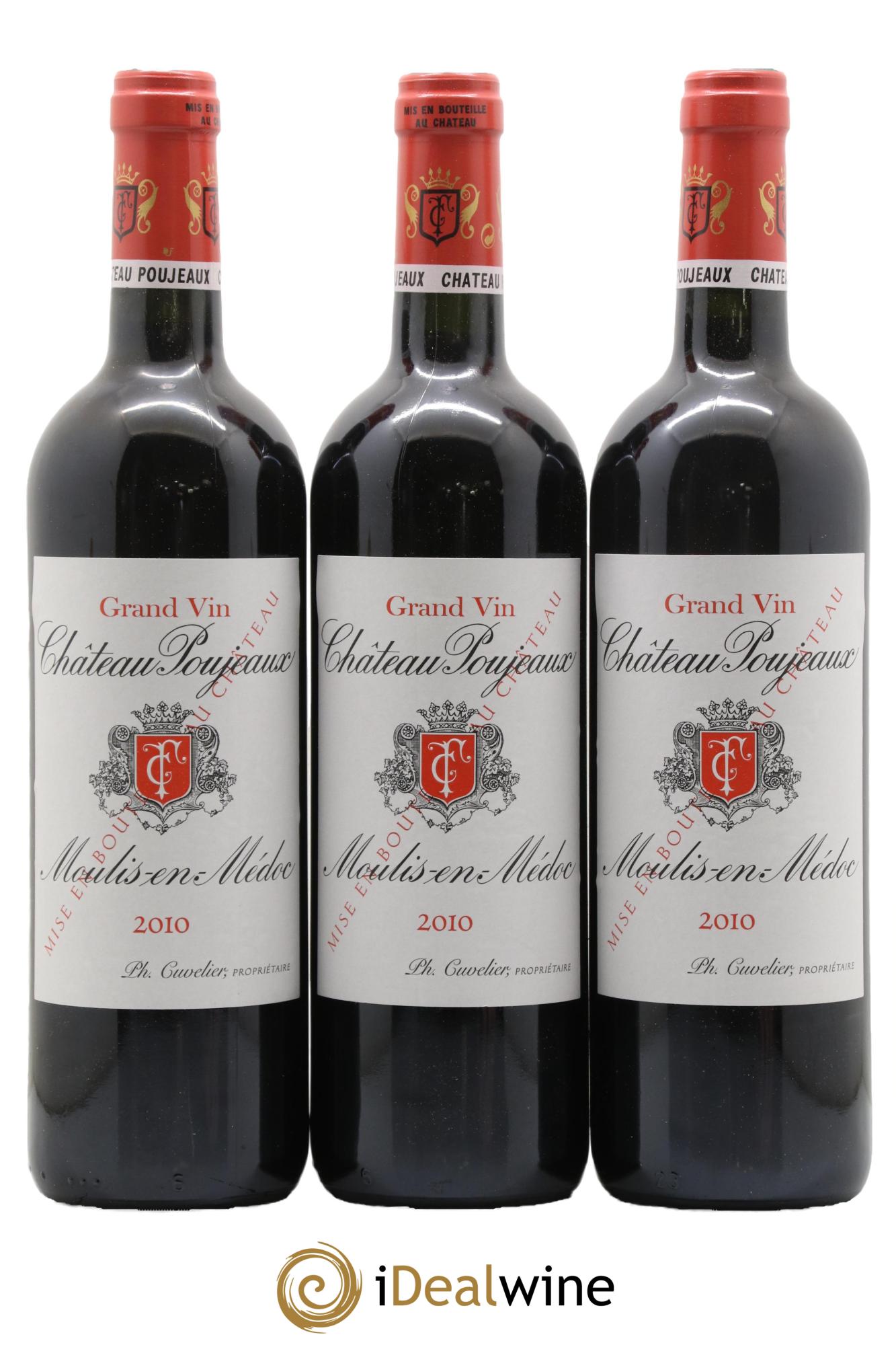 Château Poujeaux 2010 - Lot de 6 bouteilles - 2