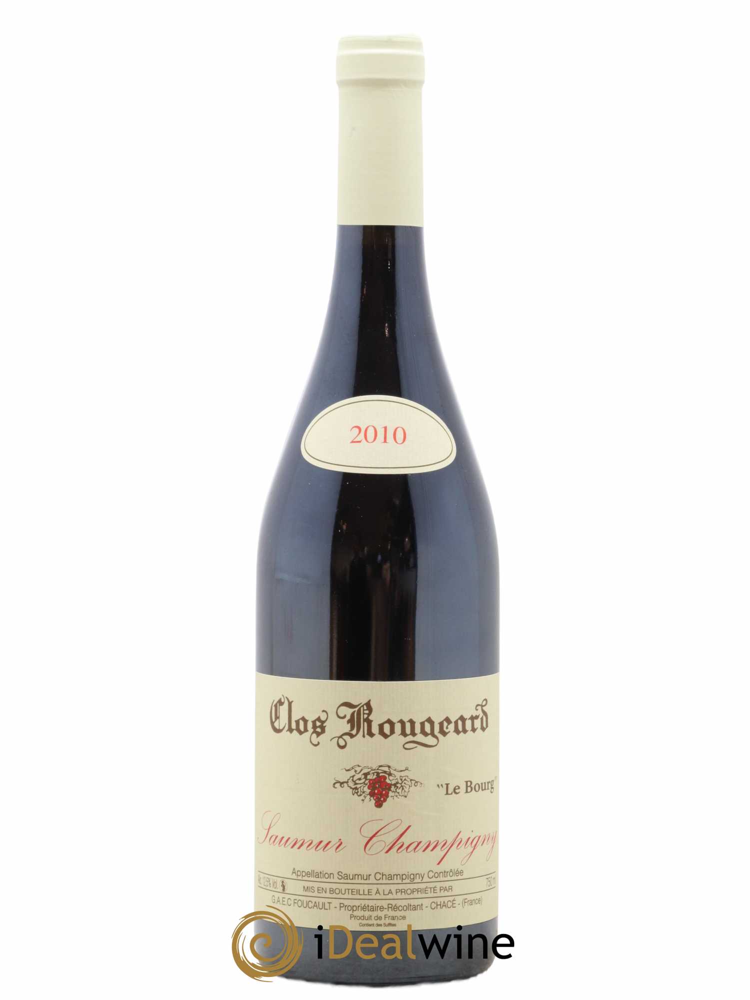 Saumur-Champigny Le Bourg Clos Rougeard  2010 - Lot de 1 bouteille - 0