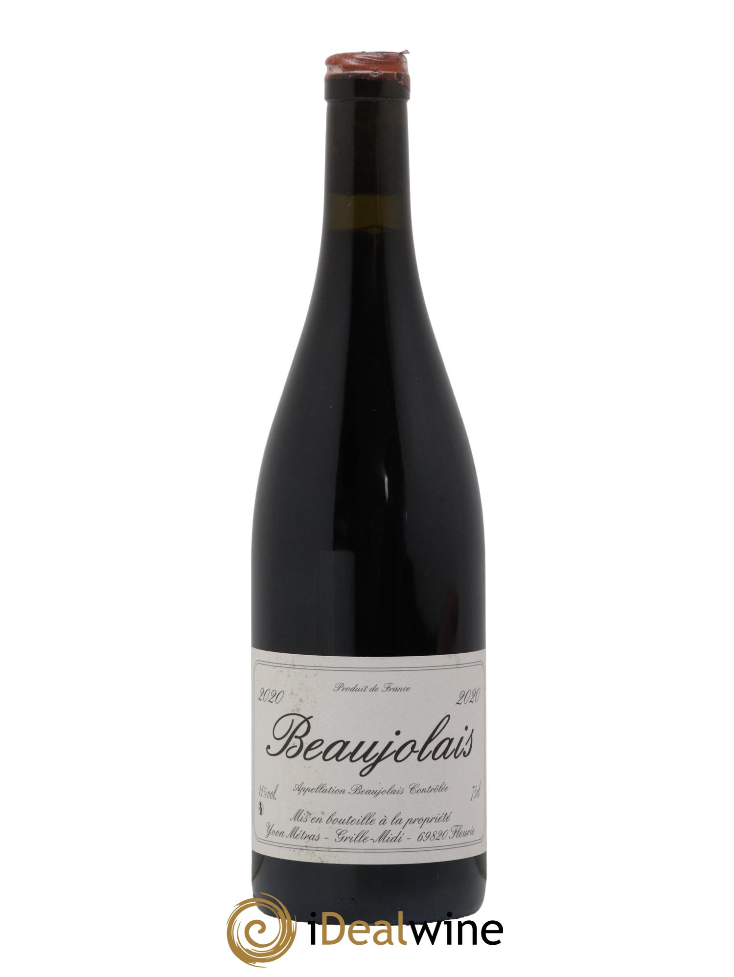 Beaujolais Yvon Métras 2020 - Lot de 1 bouteille - 0
