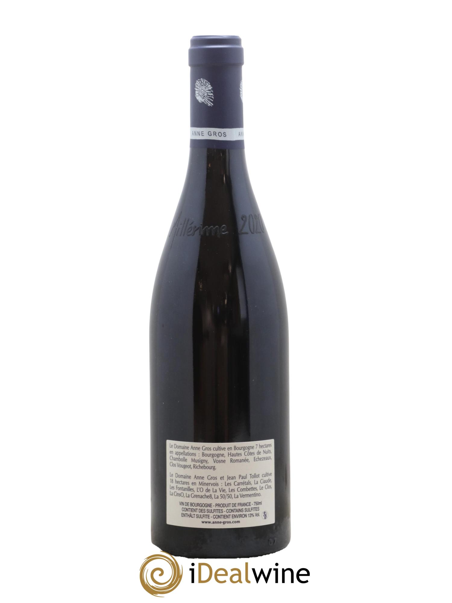 Richebourg Grand Cru Anne Gros 2020 - Lot de 1 bouteille - 1