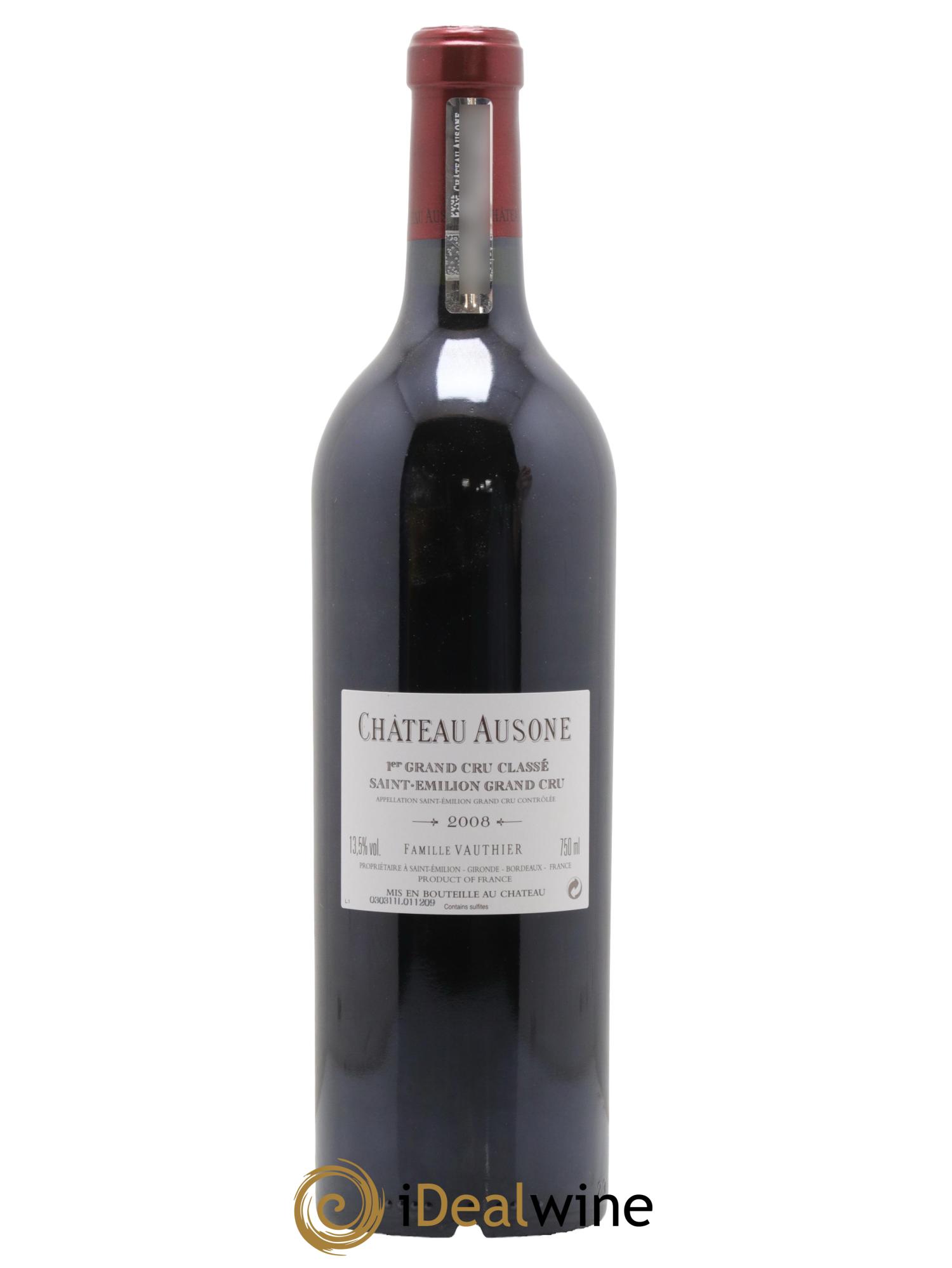 Château Ausone 1er Grand Cru Classé A 2008 - Posten von 1 Flasche - 1