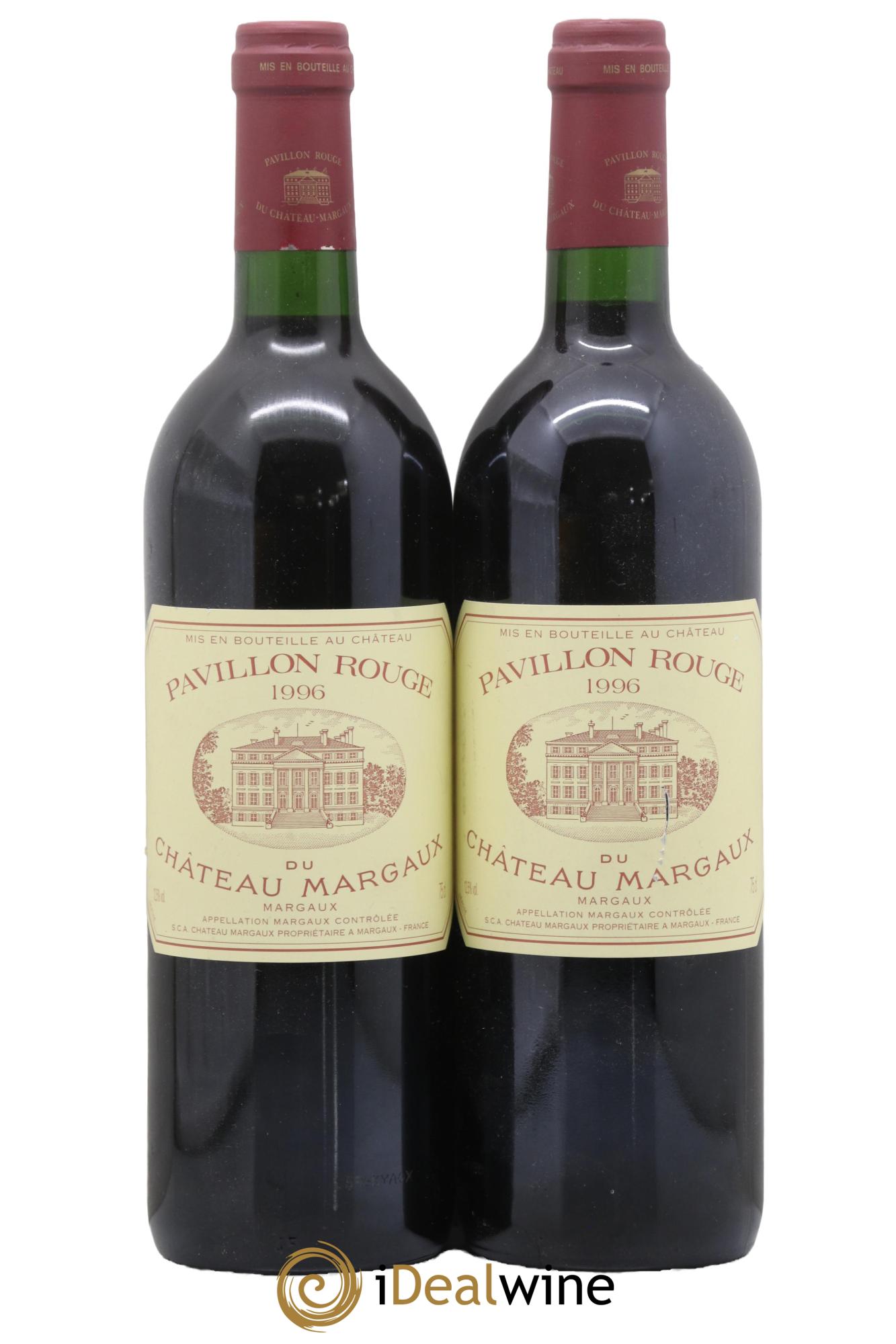 Pavillon Rouge du Château Margaux Second Vin 1996 - Lot of 2 bottles - 0