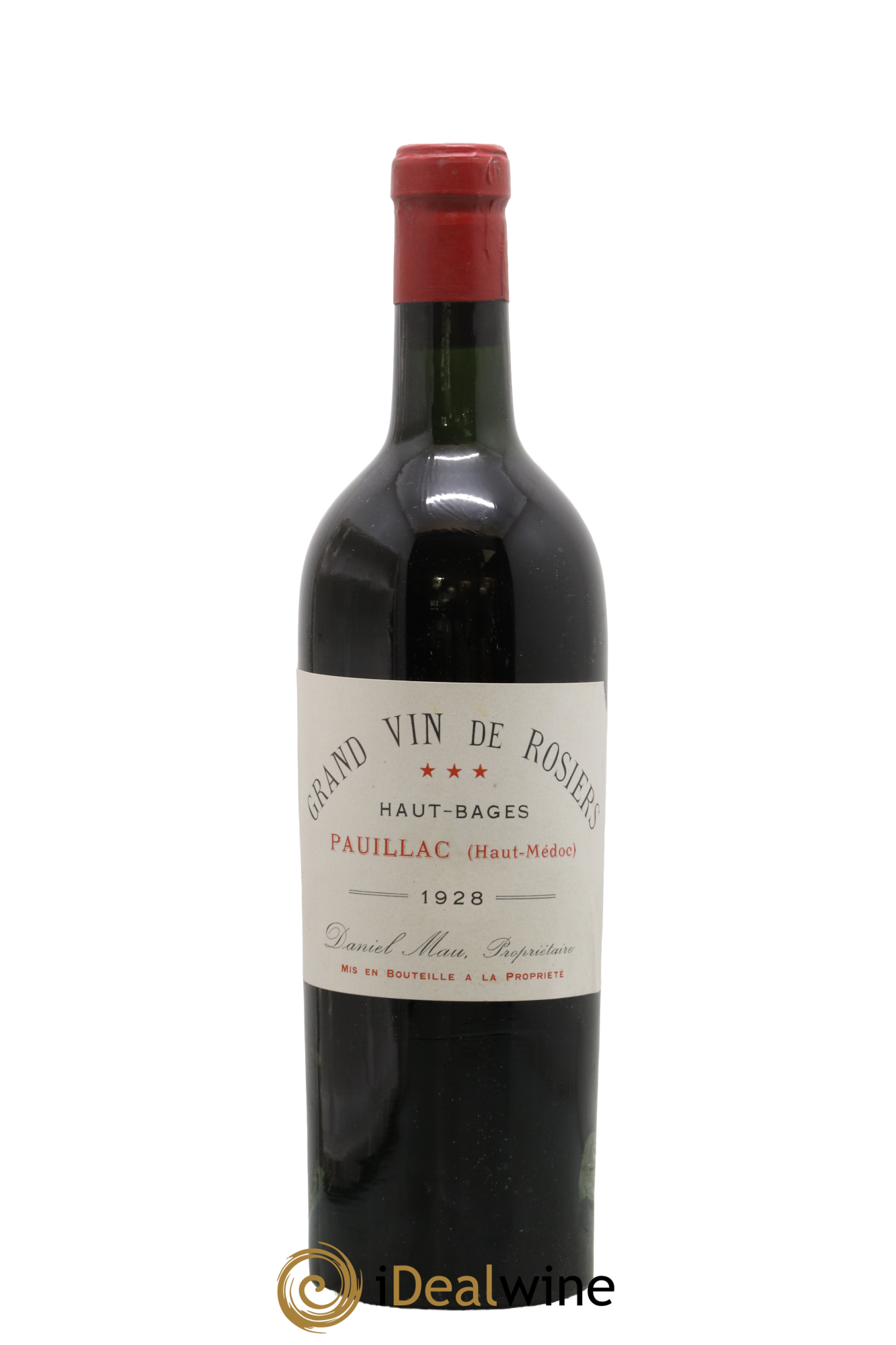 Pauillac Grand Vin de Rosiers Château Haut-Bages 1928 - Lot of 1 bottle - 0