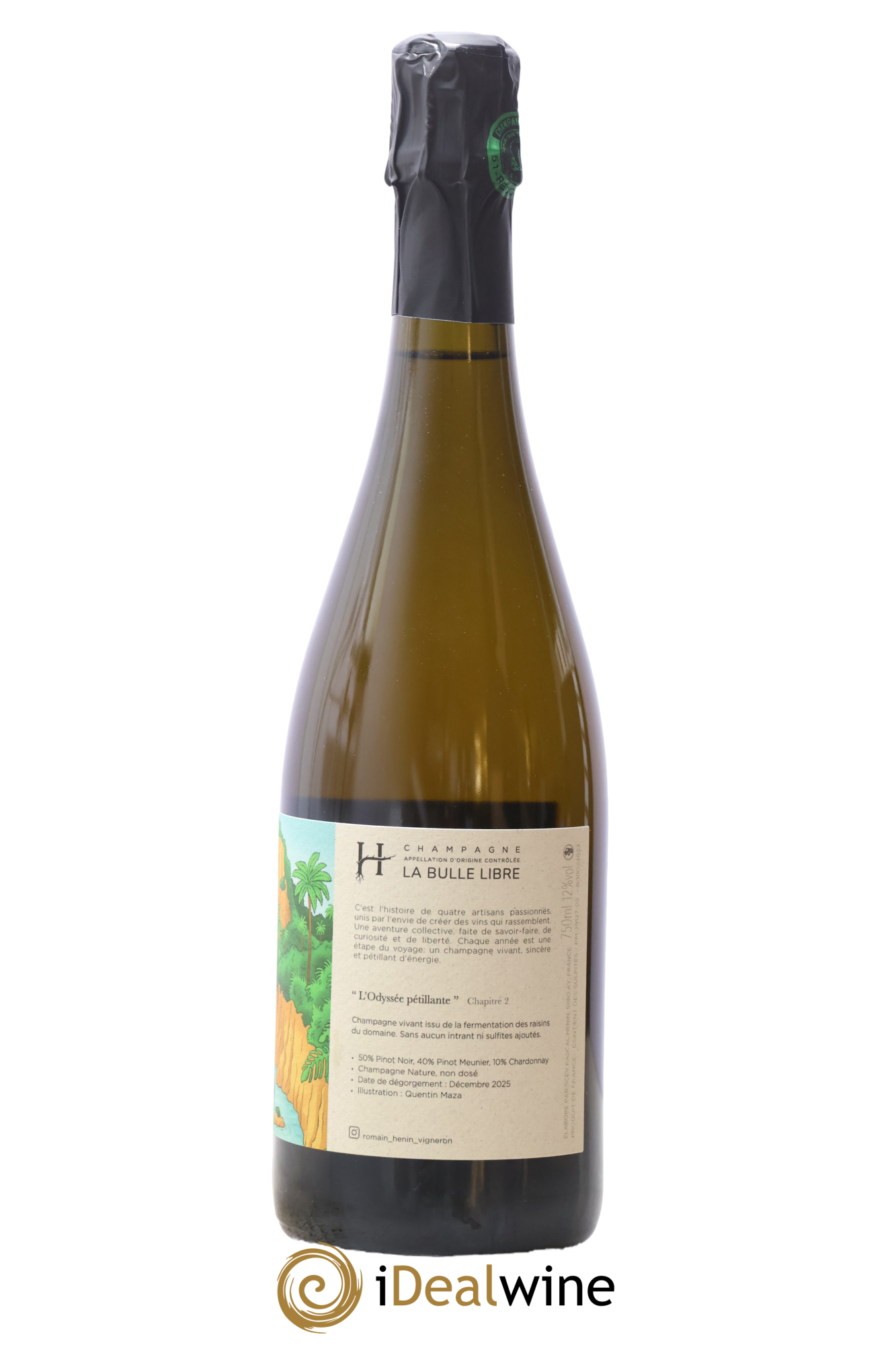 L'Odyssée Pétillante Chapitre 2 Romain Henin 2023 - Lot of 1 bottle - 1