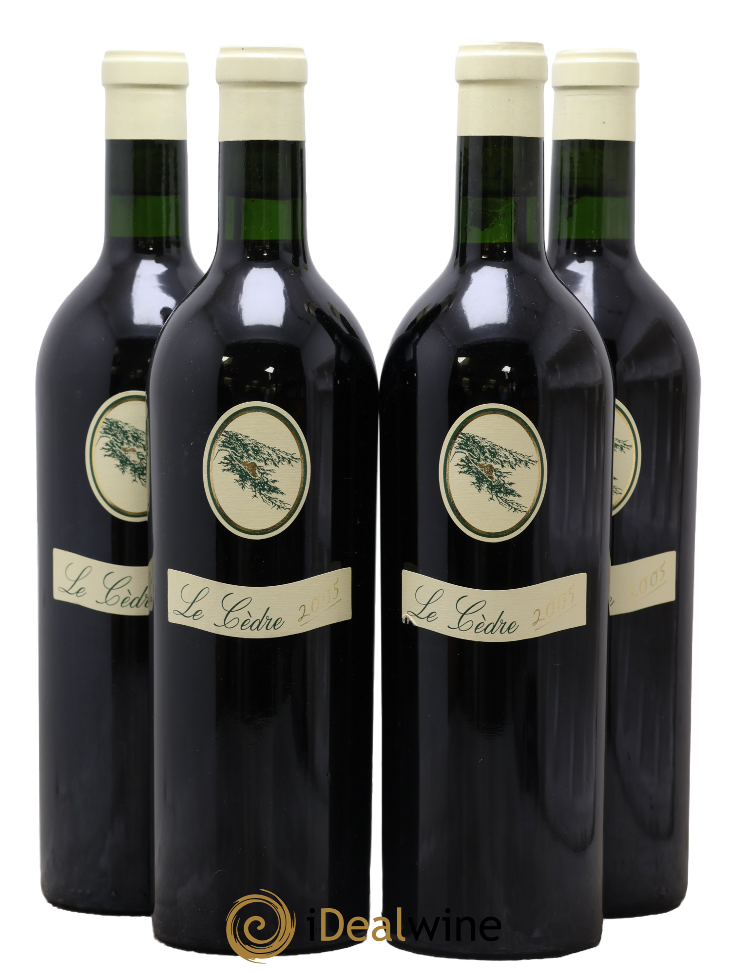 Cahors Château du Cèdre Pascal et Jean-Marc Verhaeghe 2005 - Lot de 4 bouteilles - 0