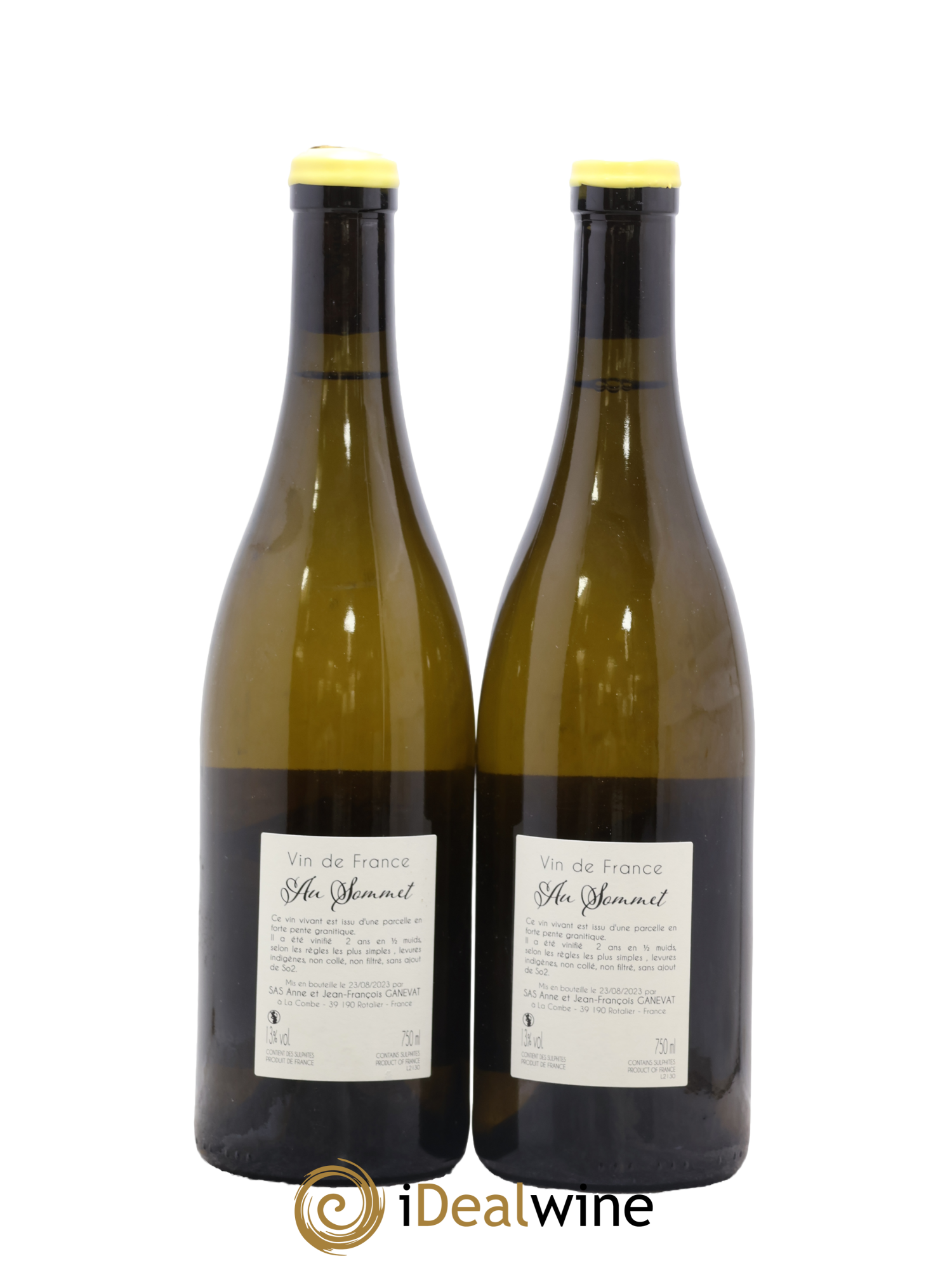 Vin de France Au Sommet Anne et Jean François Ganevat 2021 - Lot of 2 bottles - 1